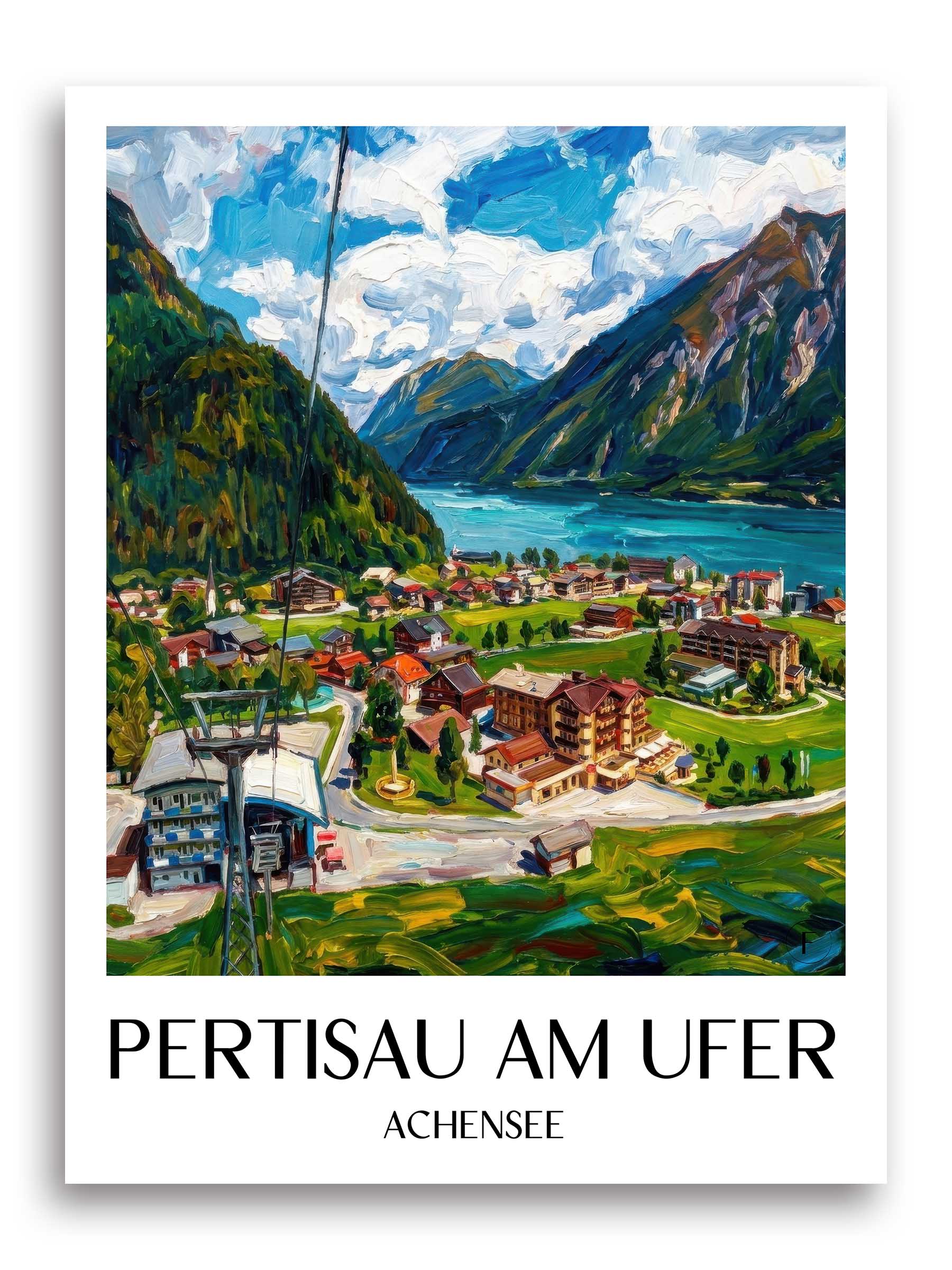 pertisau-am-ufer-achensee-österreich-poster-oil-painting-oelgemaelde