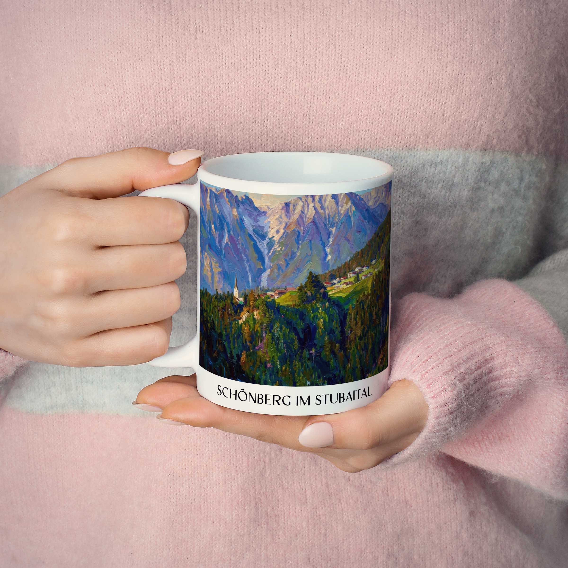 schönberg-im-stubaital-österreich-österreich-kaffeebecher-oil-painting-oelgemaelde
