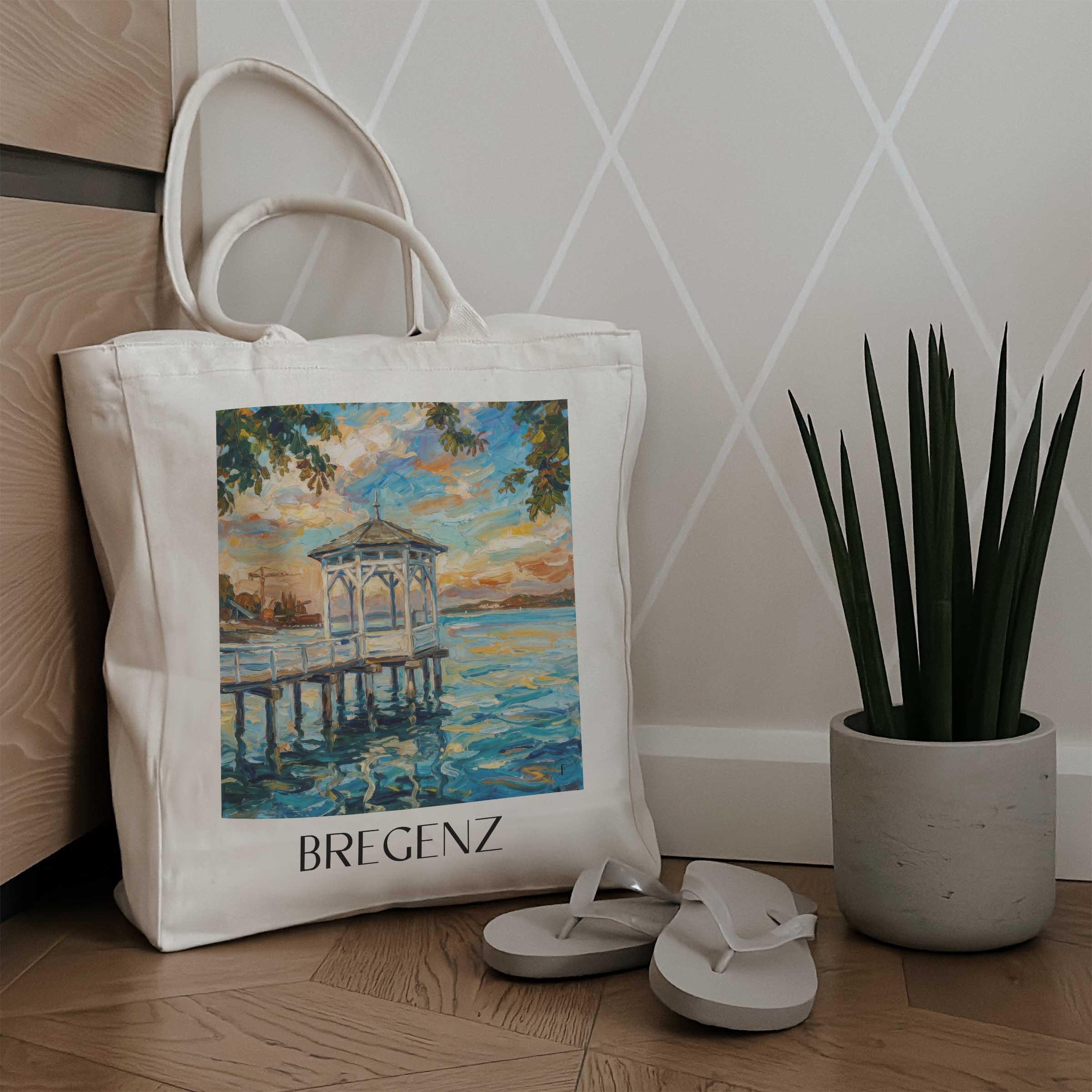 bregenz-vorarlberg-österreich-einkaufstasche-oil-painting-oelgemaelde