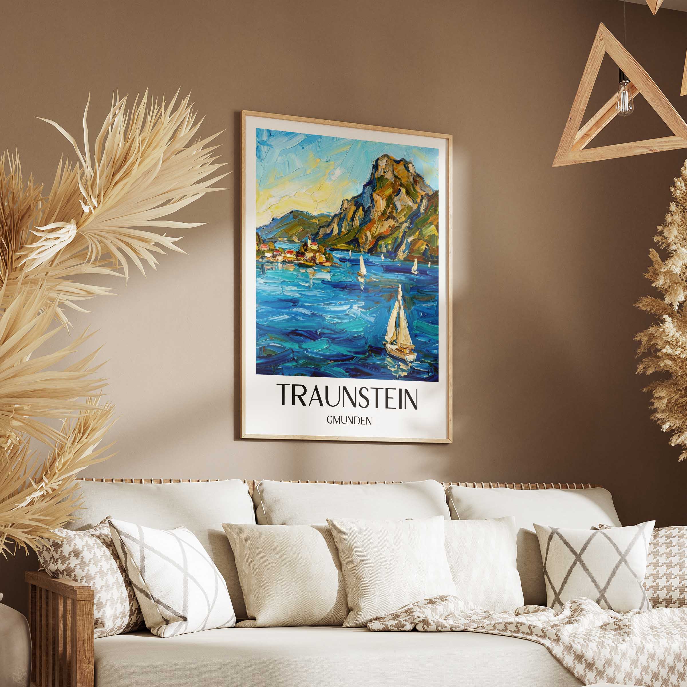 traunstein-gmunden-österreich-poster-oil-painting-oelgemaelde