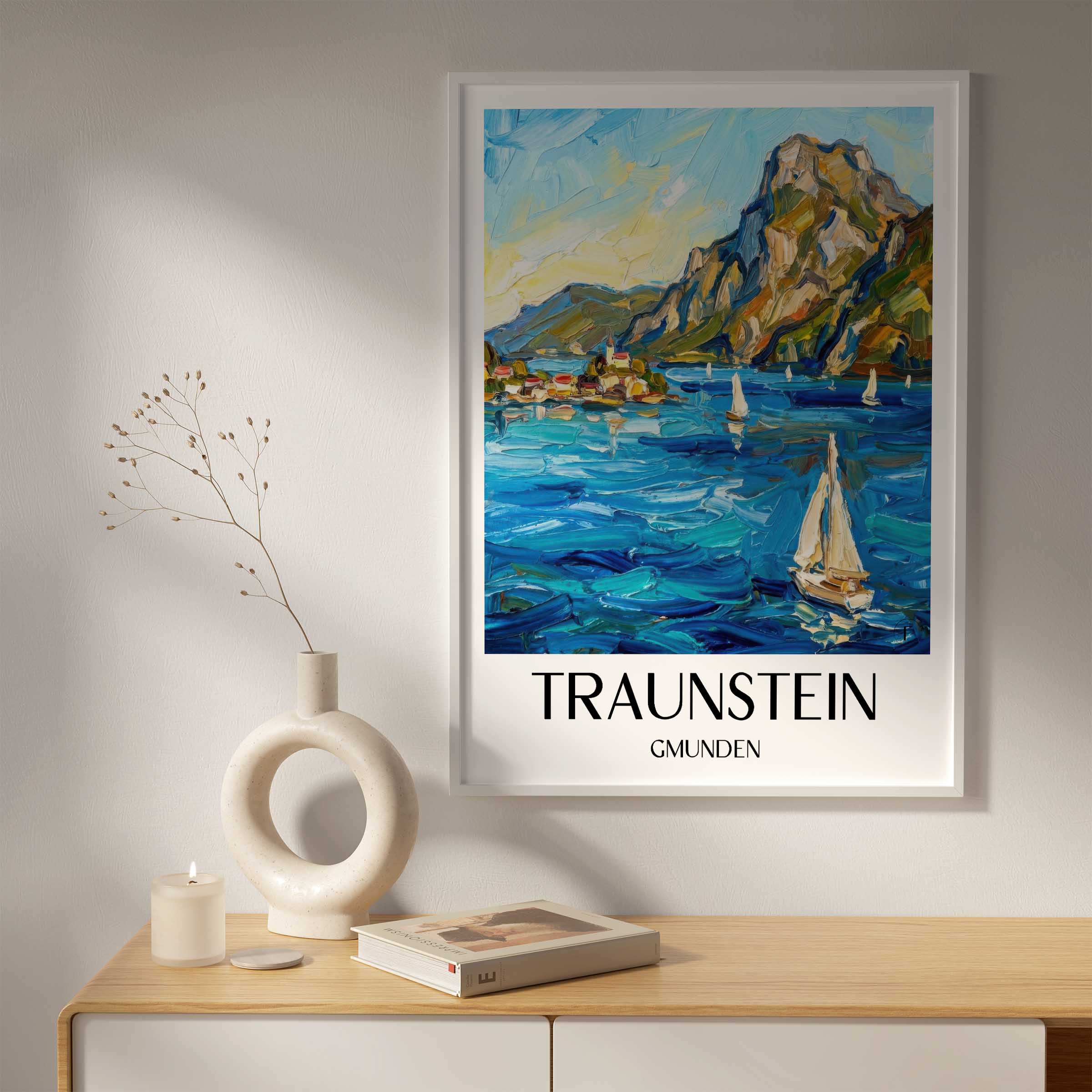 traunstein-gmunden-österreich-poster-oil-painting-oelgemaelde