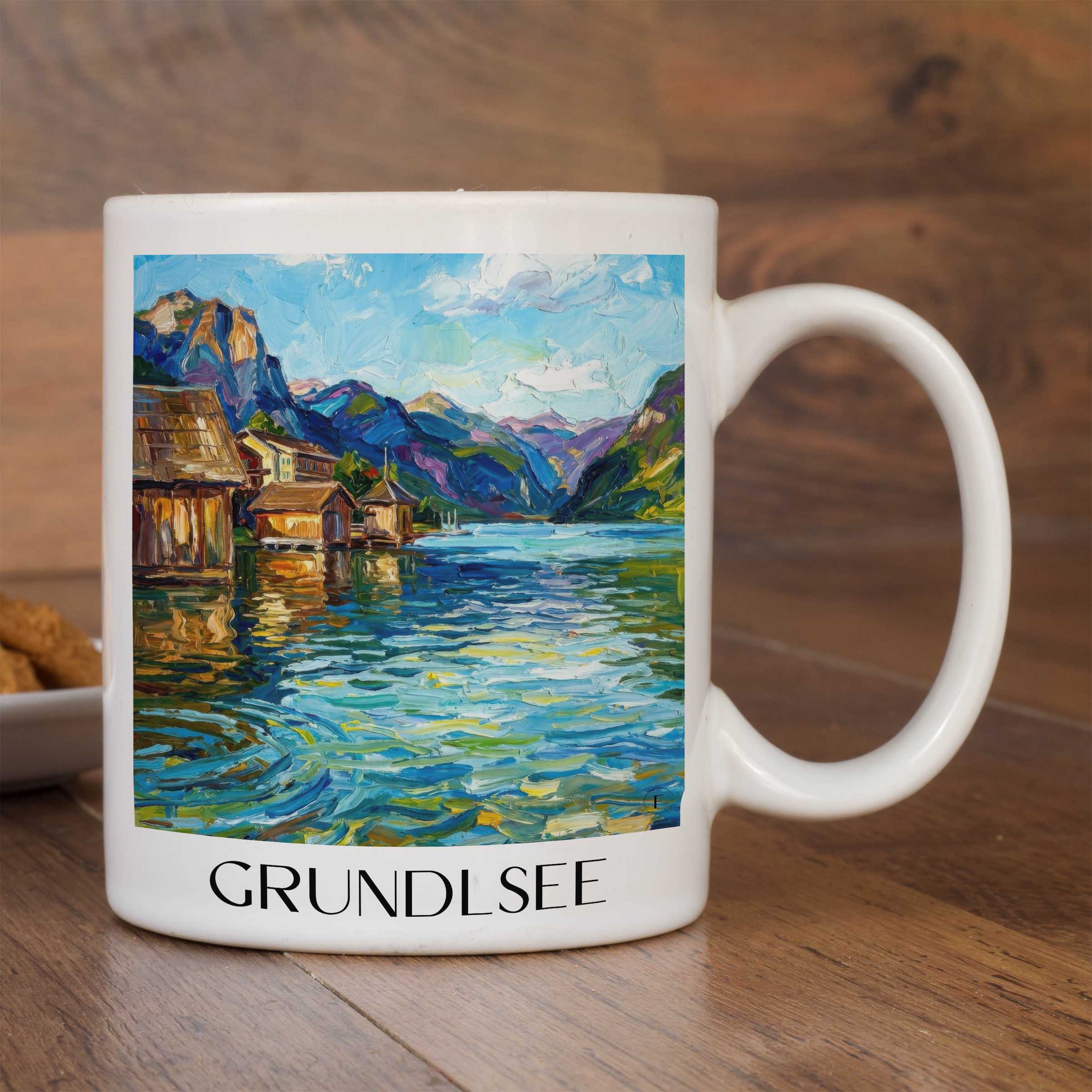 grundlsee-österreich-österreich-kaffeebecher-oil-painting-oelgemaelde