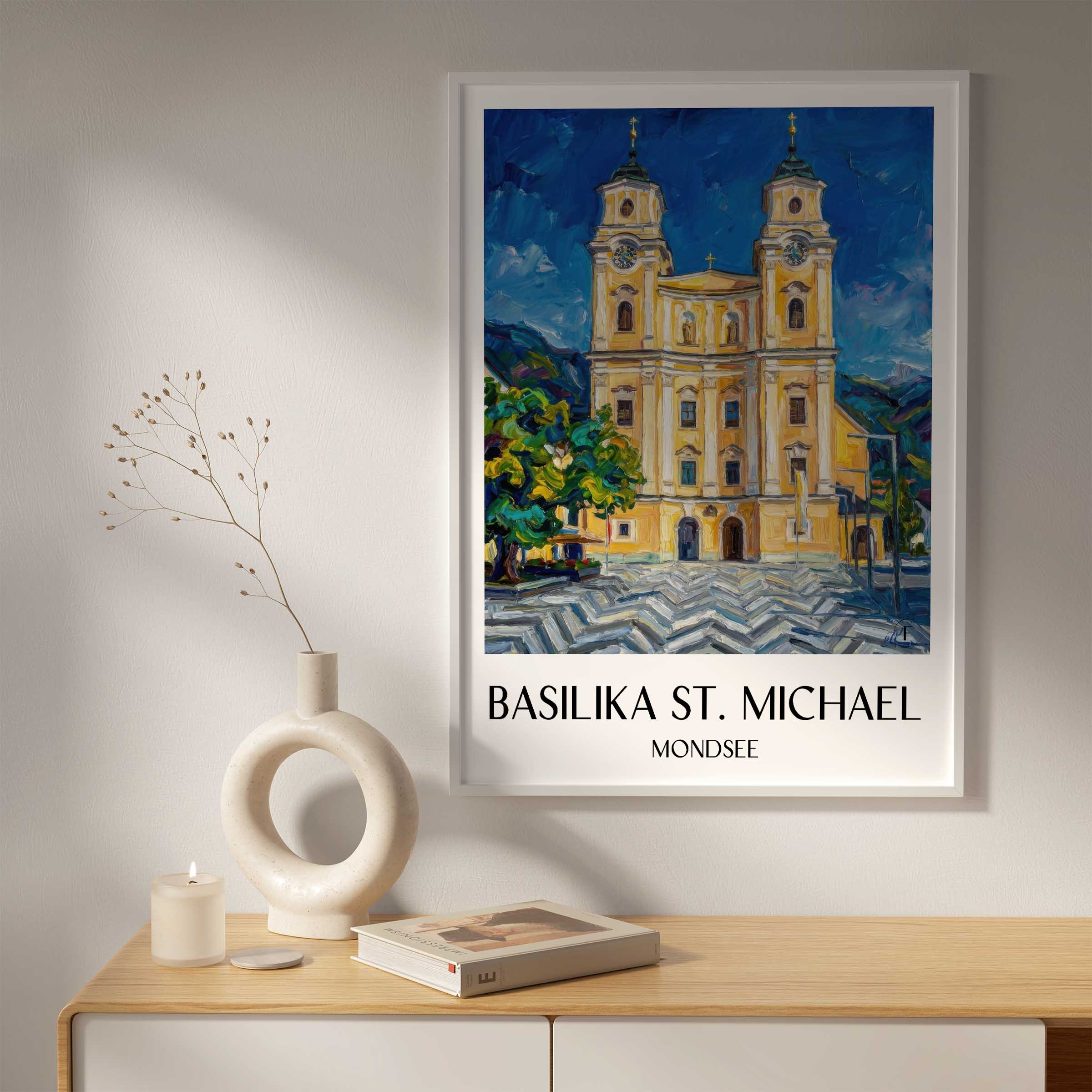 basilika-st.-michael-mondsee-österreich-poster-oil-painting-oelgemaelde