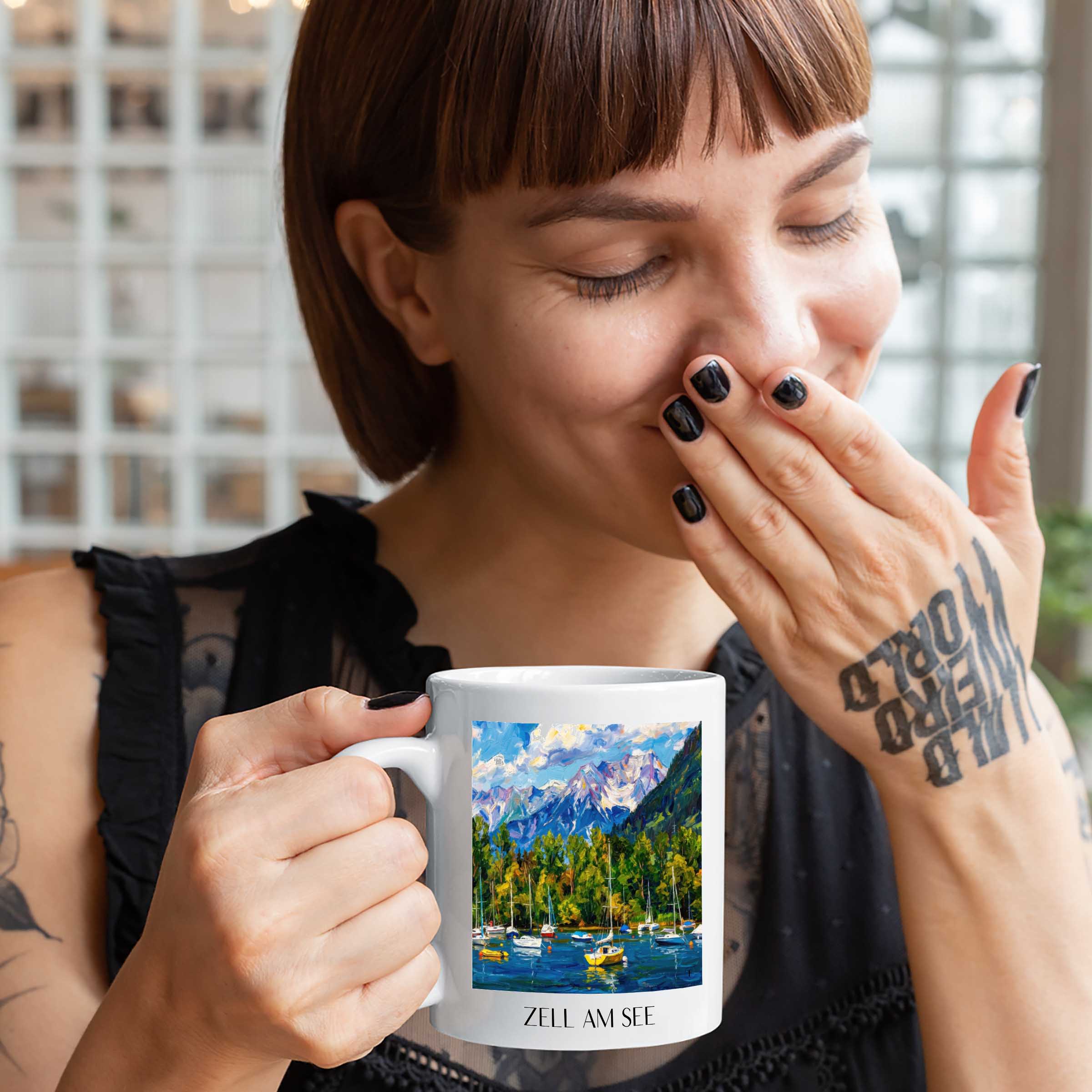 zell-am-see-österreich-österreich-kaffeebecher-oil-painting-oelgemaelde