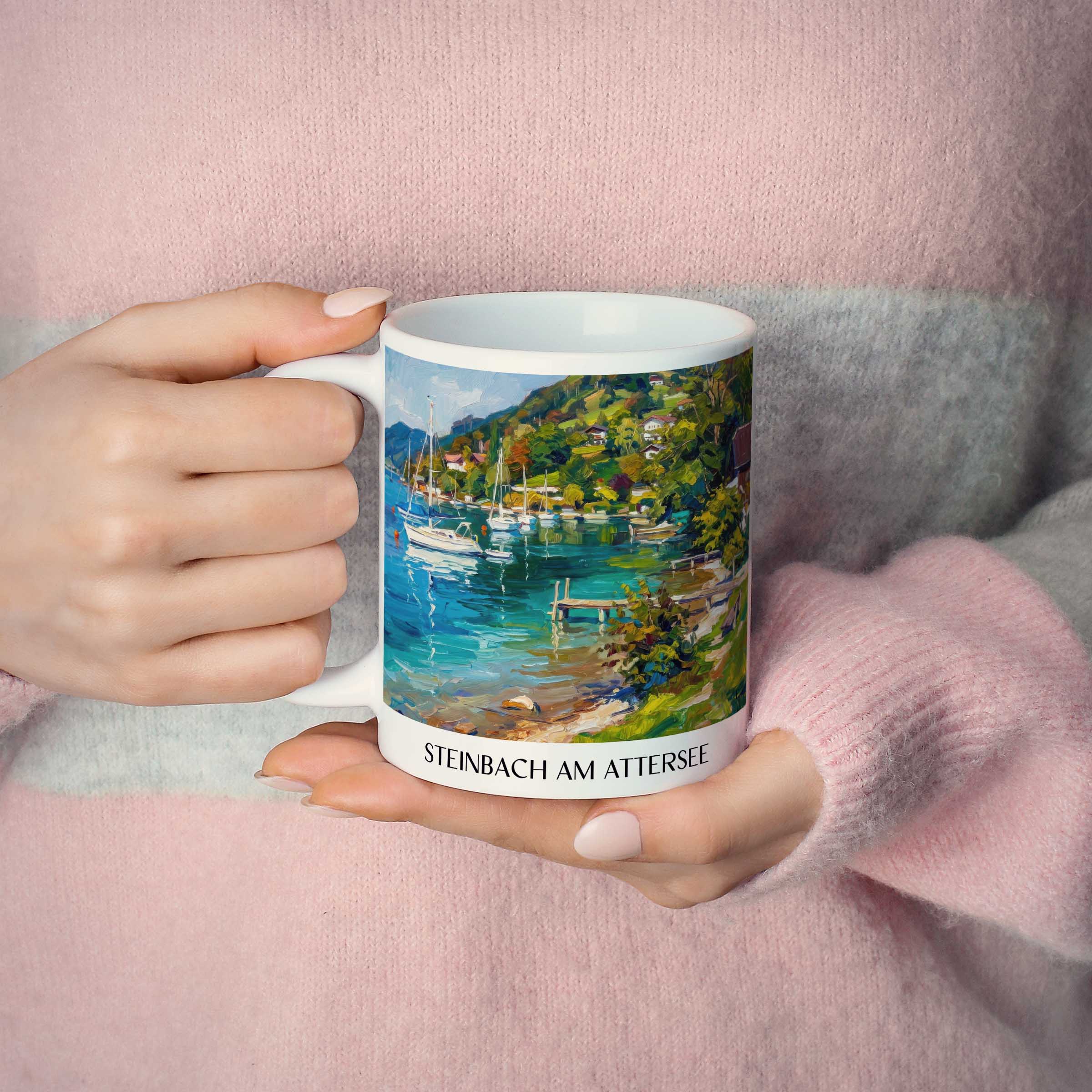 steinbach-am-attersee-österreich-österreich-kaffeebecher-oil-painting-oelgemaelde
