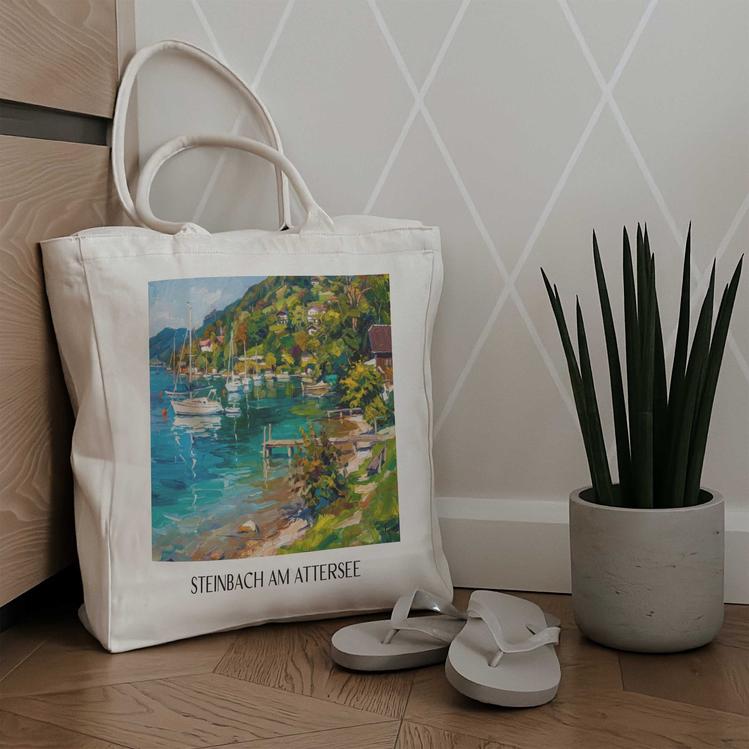 steinbach-am-attersee-österreich-österreich-einkaufstasche-oil-painting-oelgemaelde