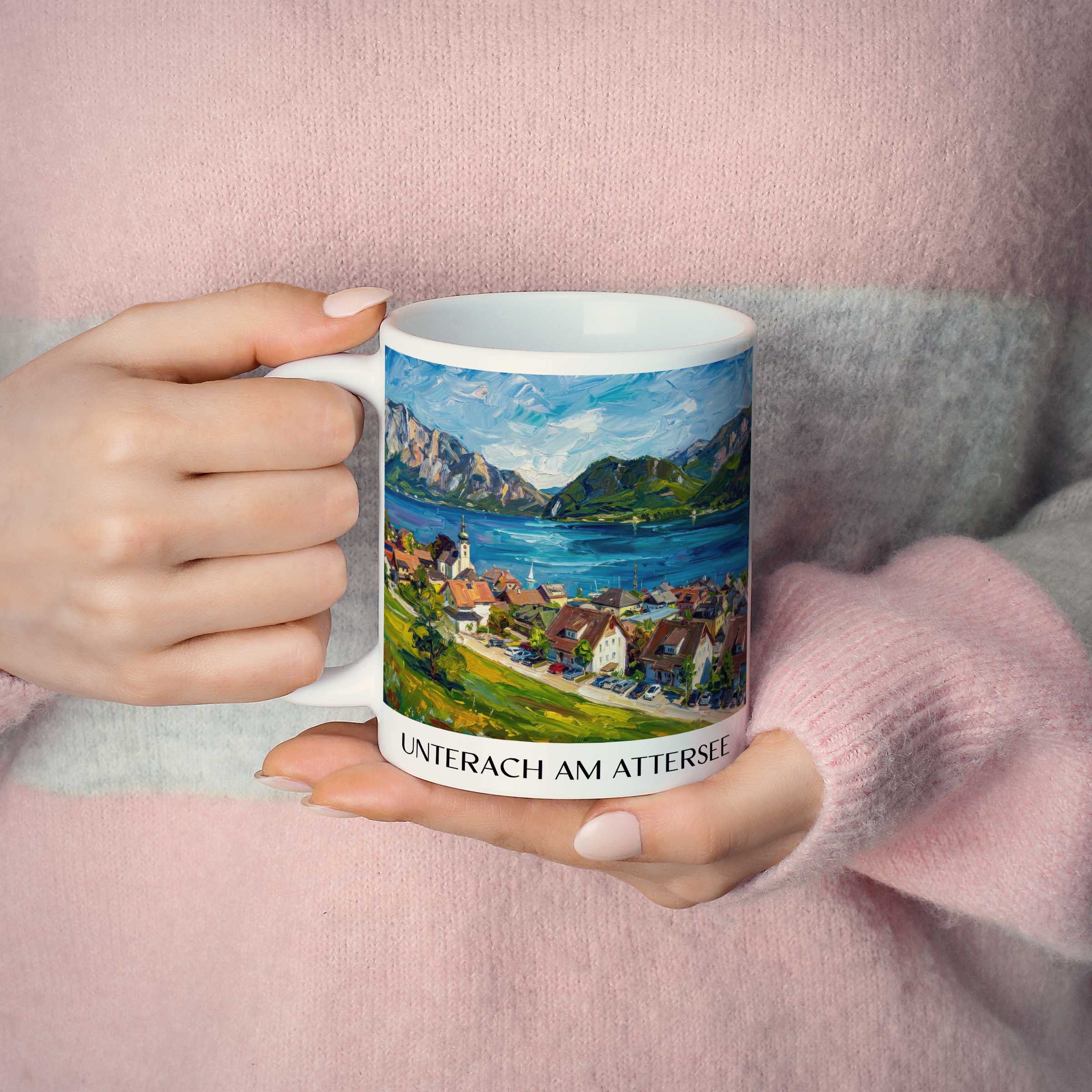 unterach-am-attersee-österreich-österreich-kaffeebecher-oil-painting-oelgemaelde
