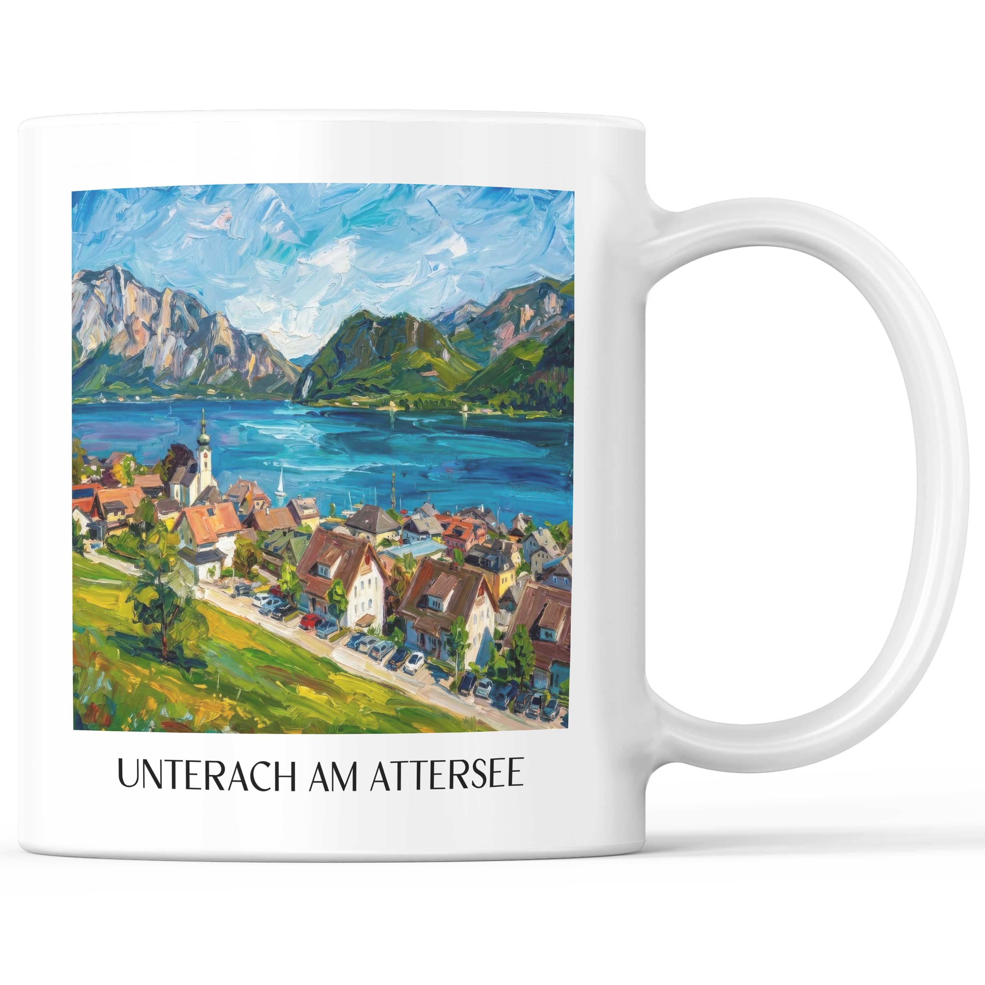 unterach-am-attersee-österreich-österreich-kaffeebecher-oil-painting-oelgemaelde