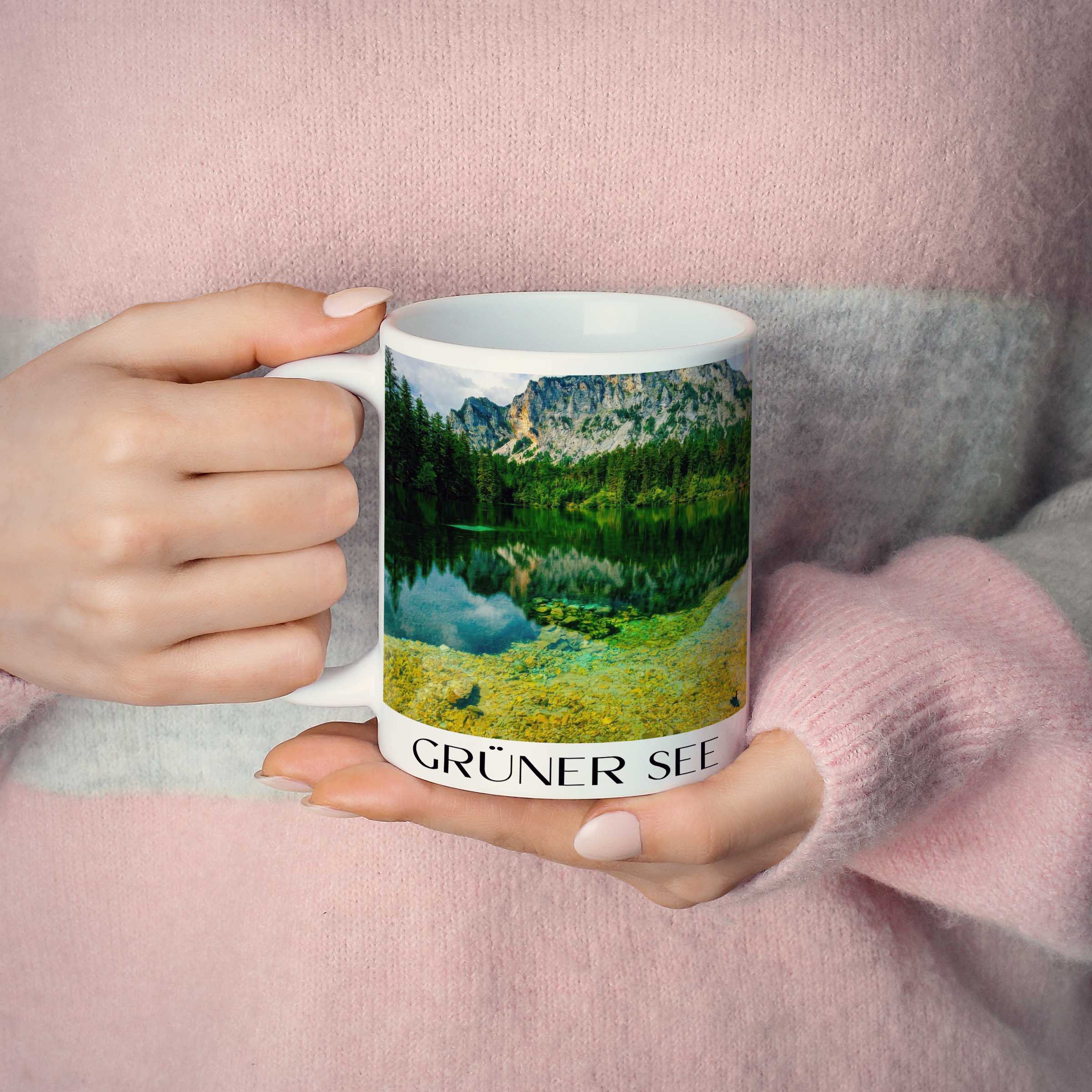 grüner-see-steiermark-österreich-kaffeebecher-oil-painting-oelgemaelde