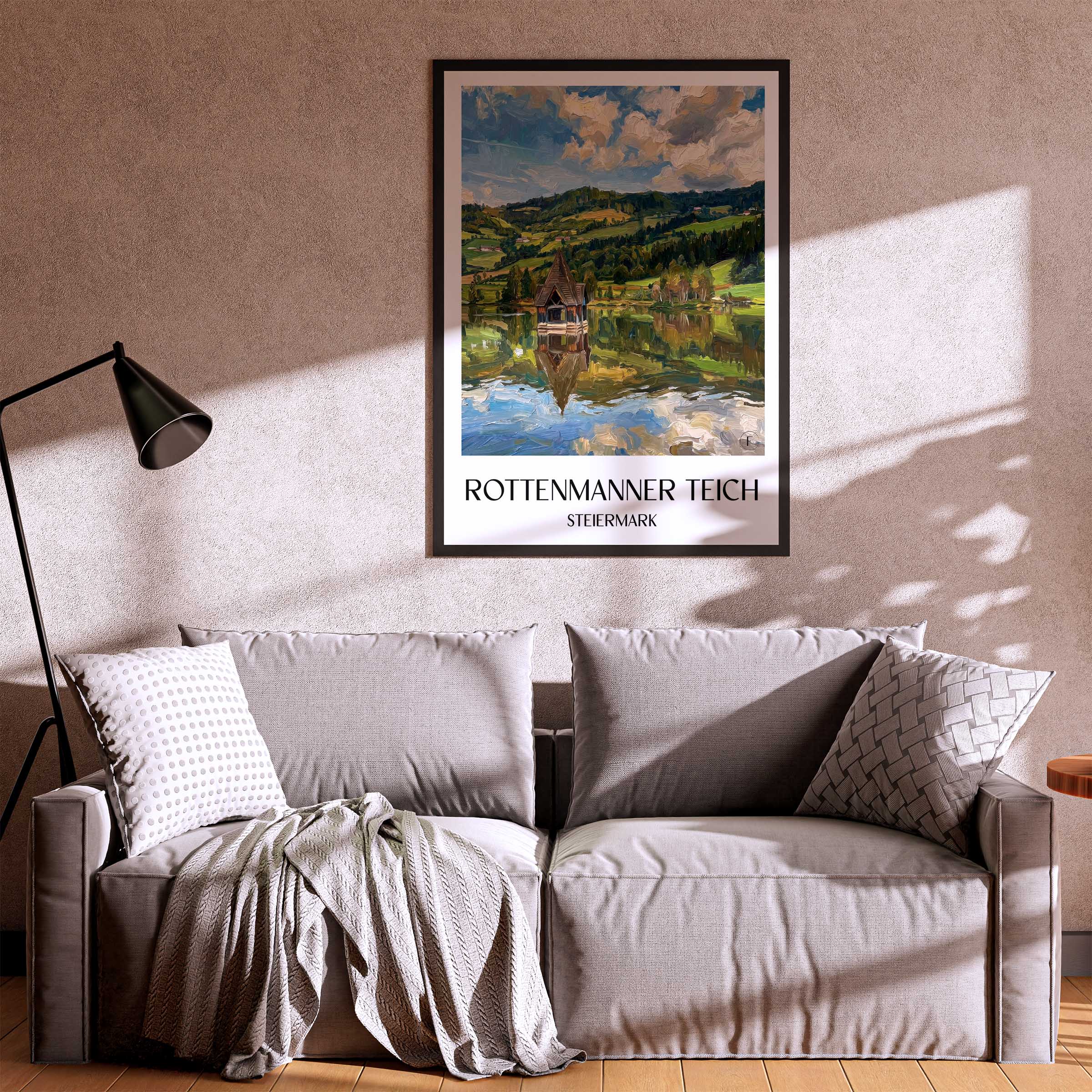 rottenmanner-teich-steiermark-österreich-poster-oil-painting-oelgemaelde