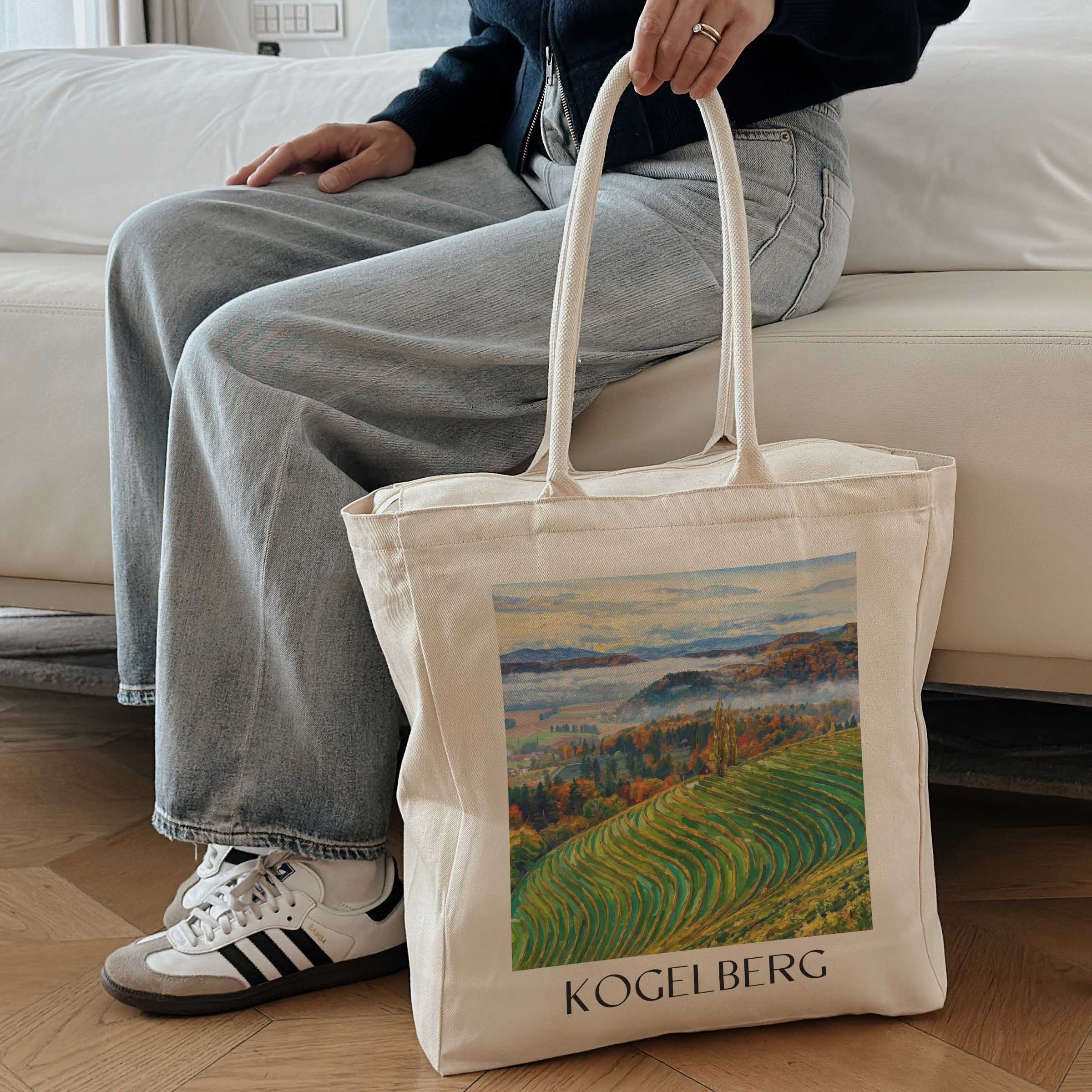 kogelberg-steiermark-österreich-einkaufstasche-oil-painting-oelgemaelde