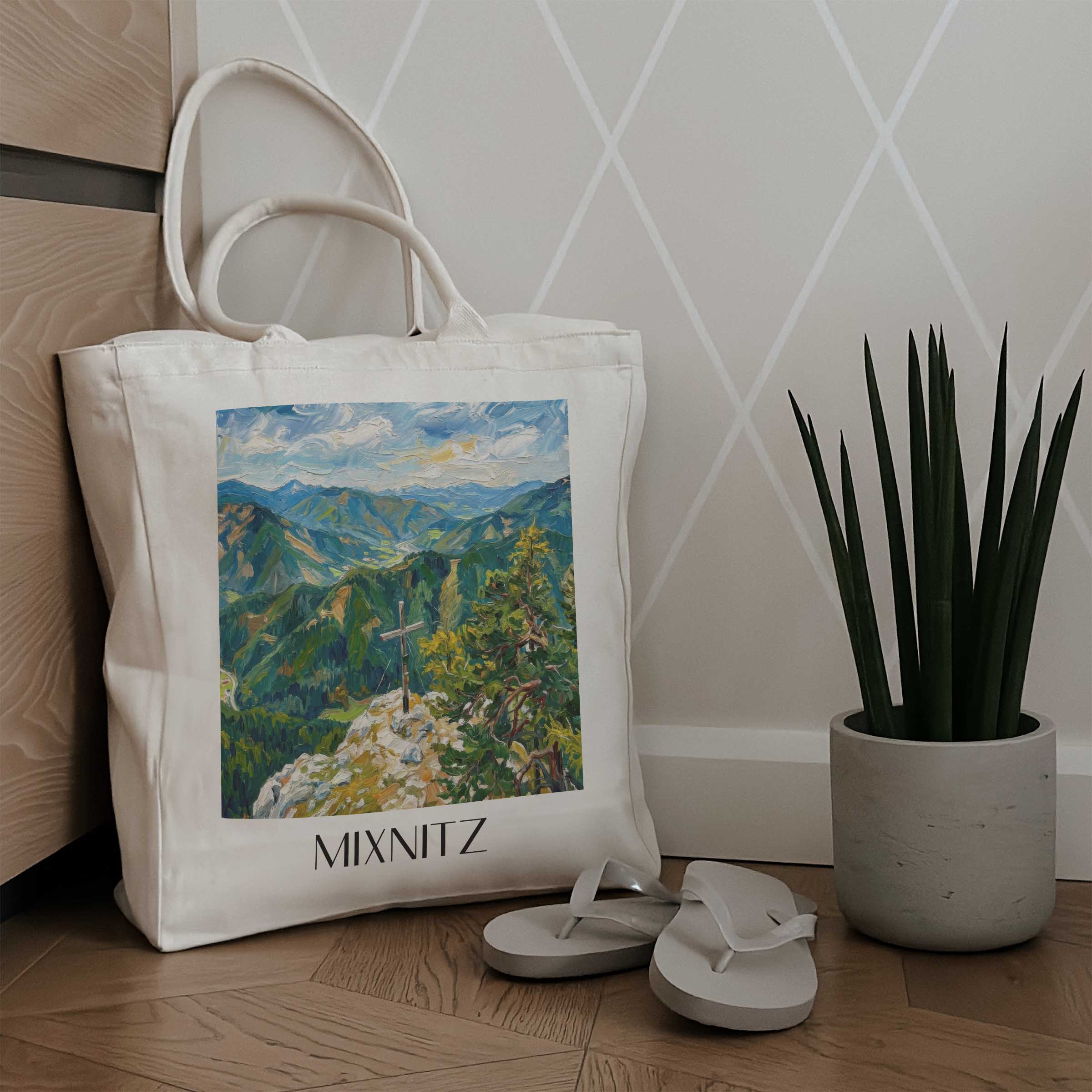 mixnitz-steiermark-österreich-einkaufstasche-oil-painting-oelgemaelde