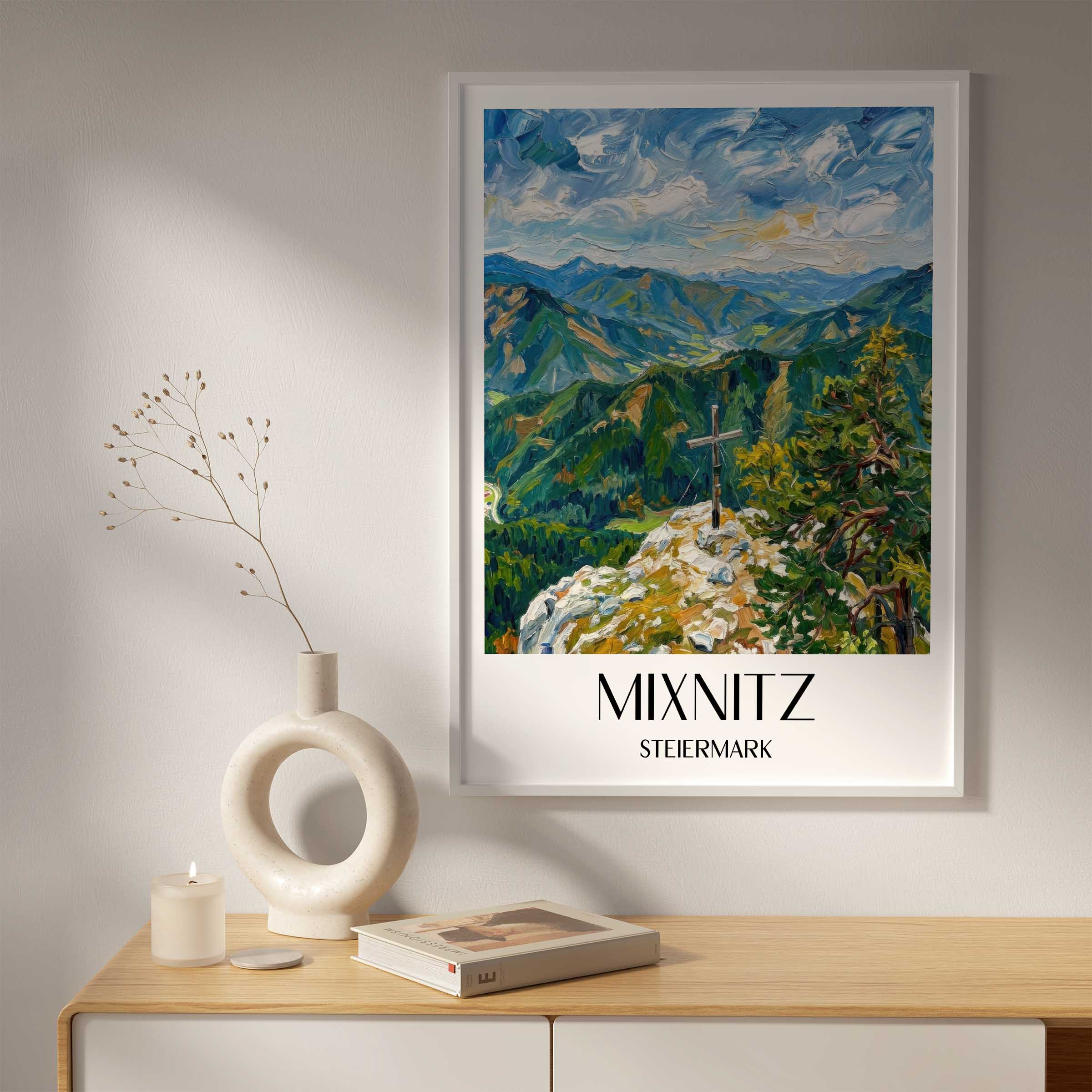 mixnitz-steiermark-österreich-poster-oil-painting-oelgemaelde