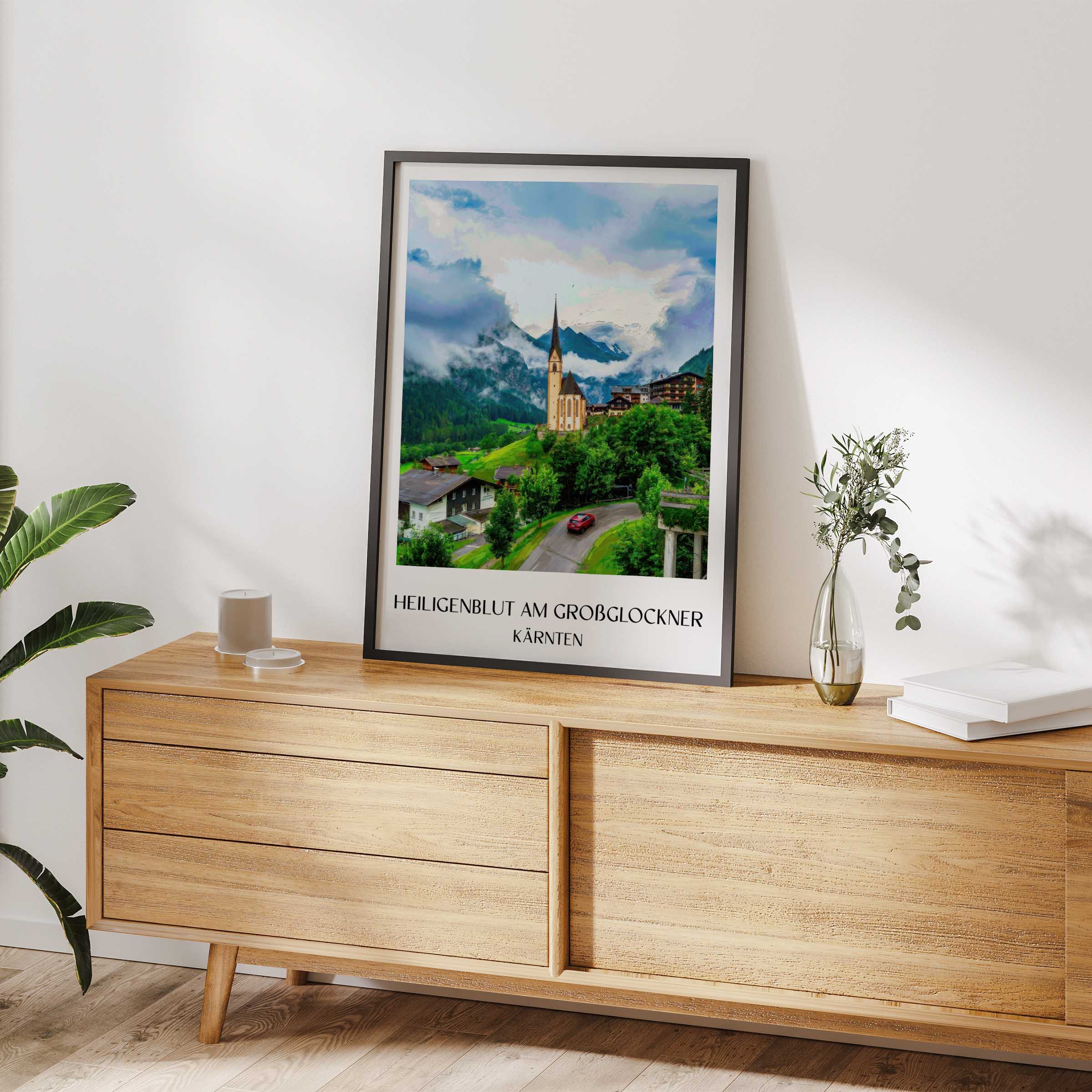 heiligenblut-am-großglockner-kärnten-österreich-poster-oil-painting-oelgemaelde