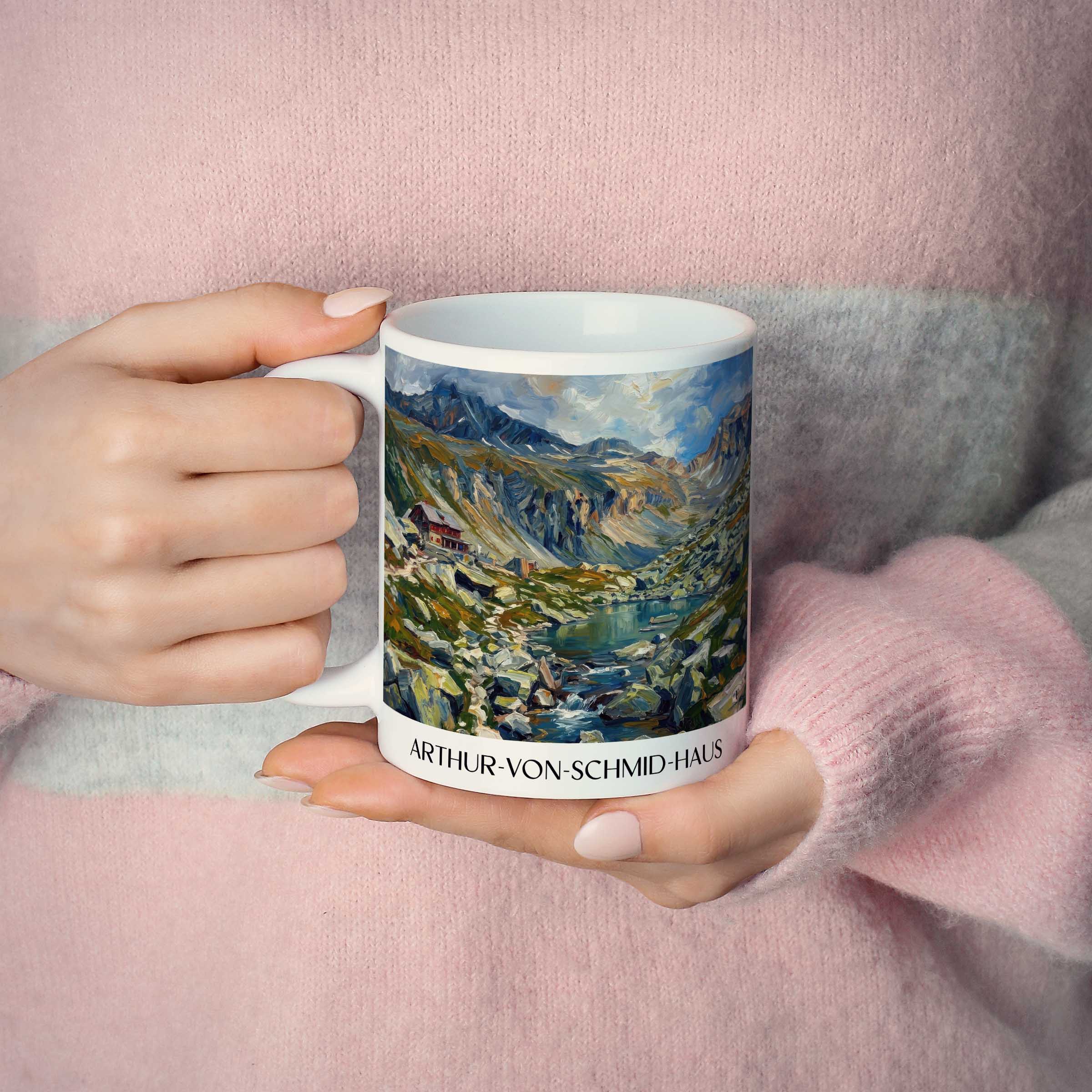 arthur-von-schmid-haus-kärnten-österreich-kaffeebecher-oil-painting-oelgemaelde