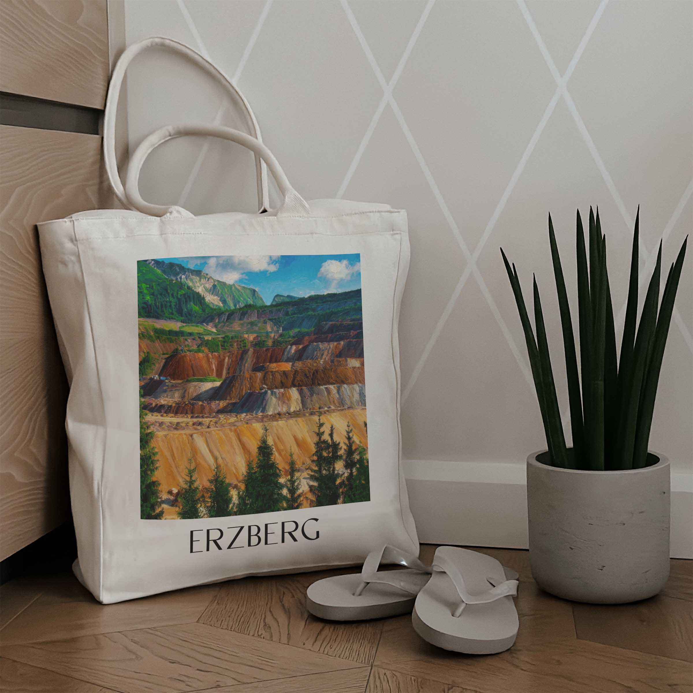 erzberg-steiermark-österreich-einkaufstasche-oil-painting-oelgemaelde