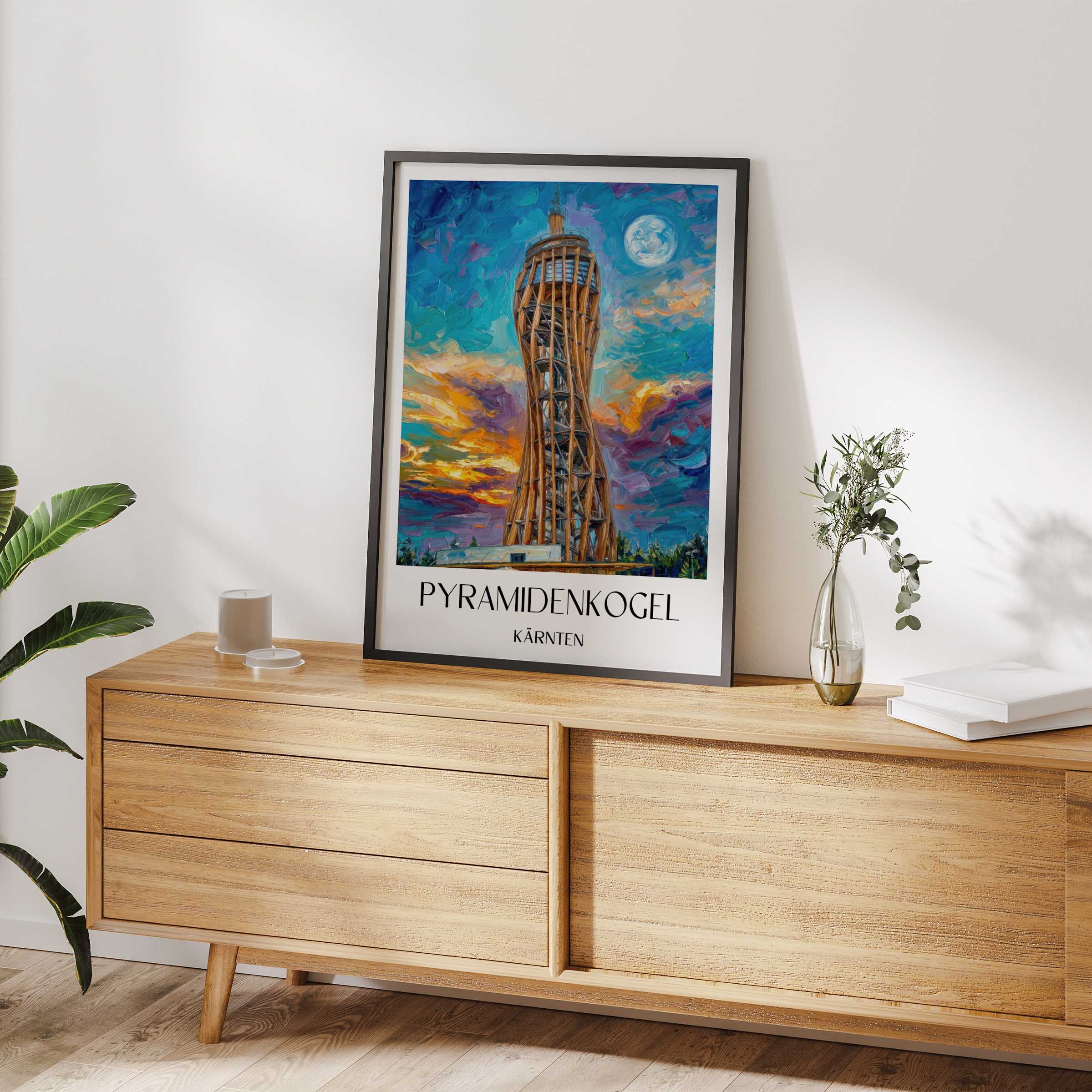 pyramidenkogel-kärnten-österreich-poster-oil-painting-oelgemaelde