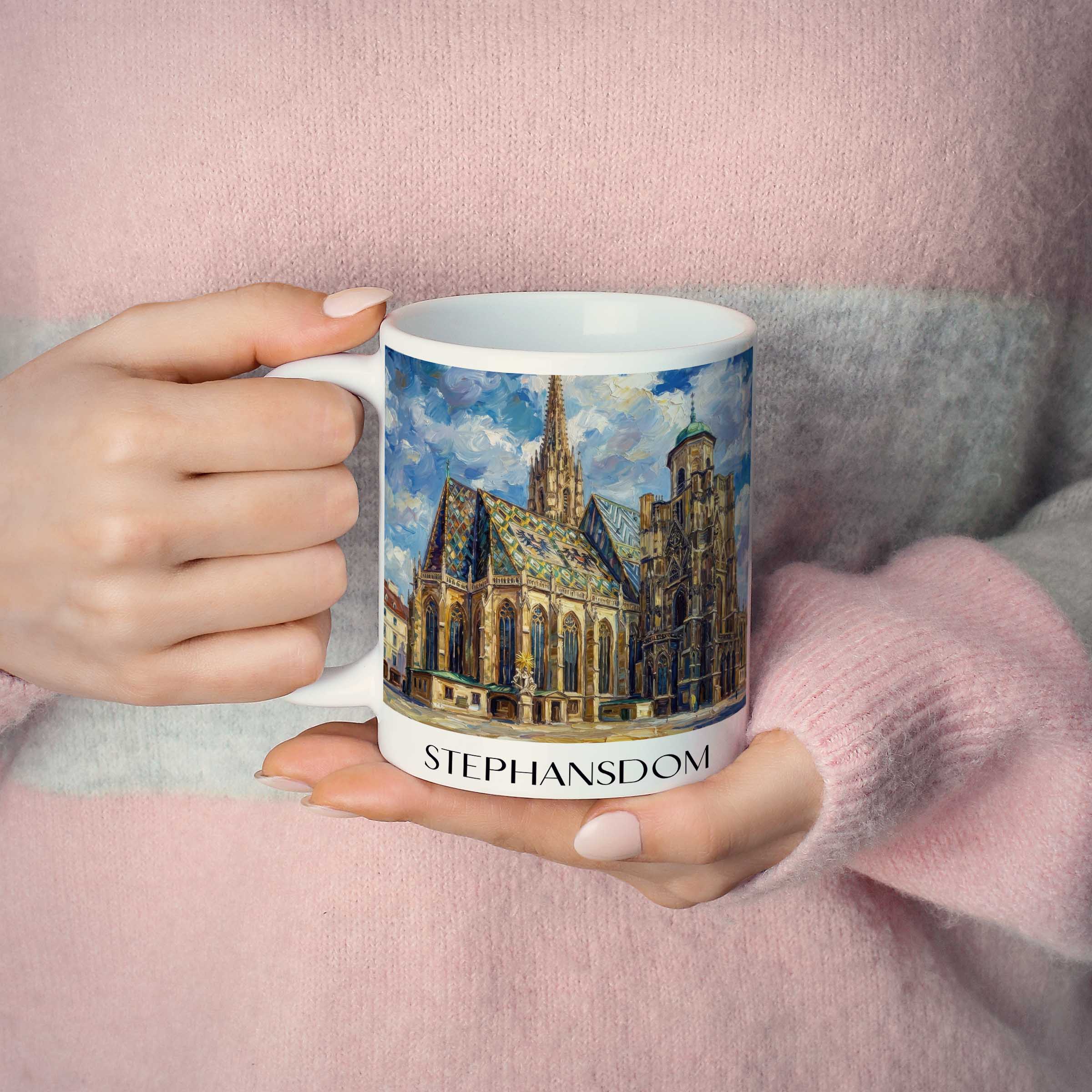 stephansdom-wien-österreich-kaffeebecher-oil-painting-oelgemaelde