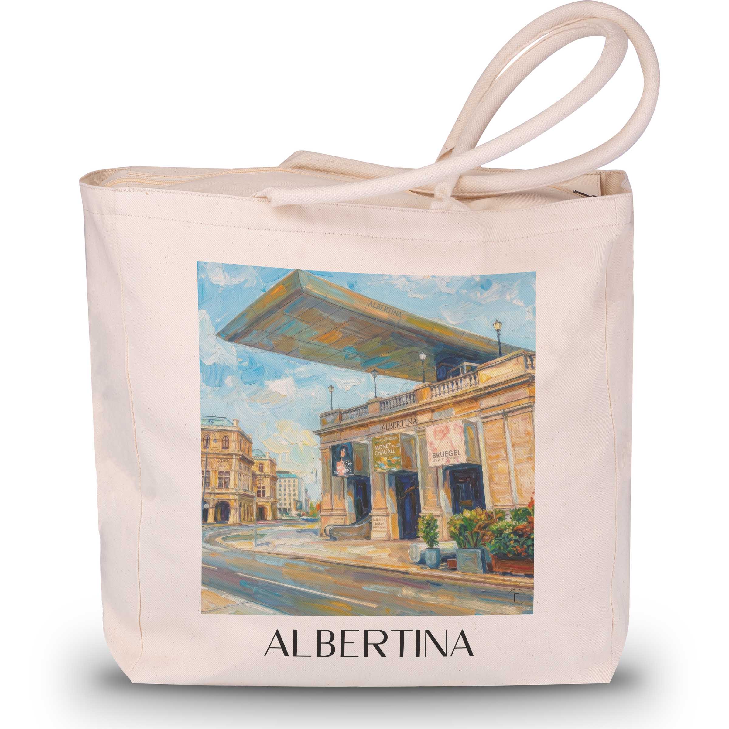 albertina--wien-österreich-einkaufstasche-oil-painting-oelgemaelde