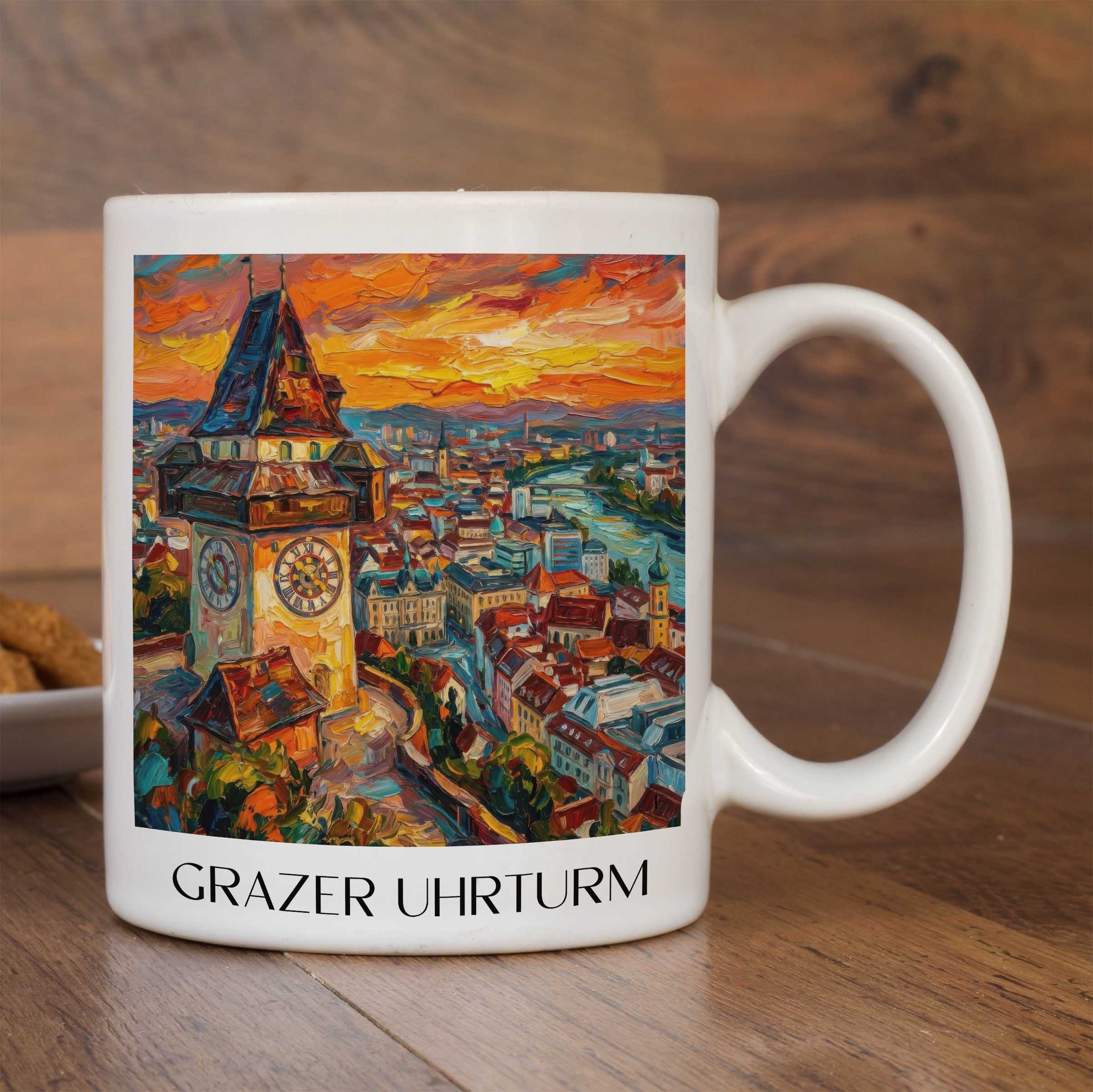 grazer-uhrturm-österreich-österreich-kaffeebecher-oil-painting-oelgemaelde