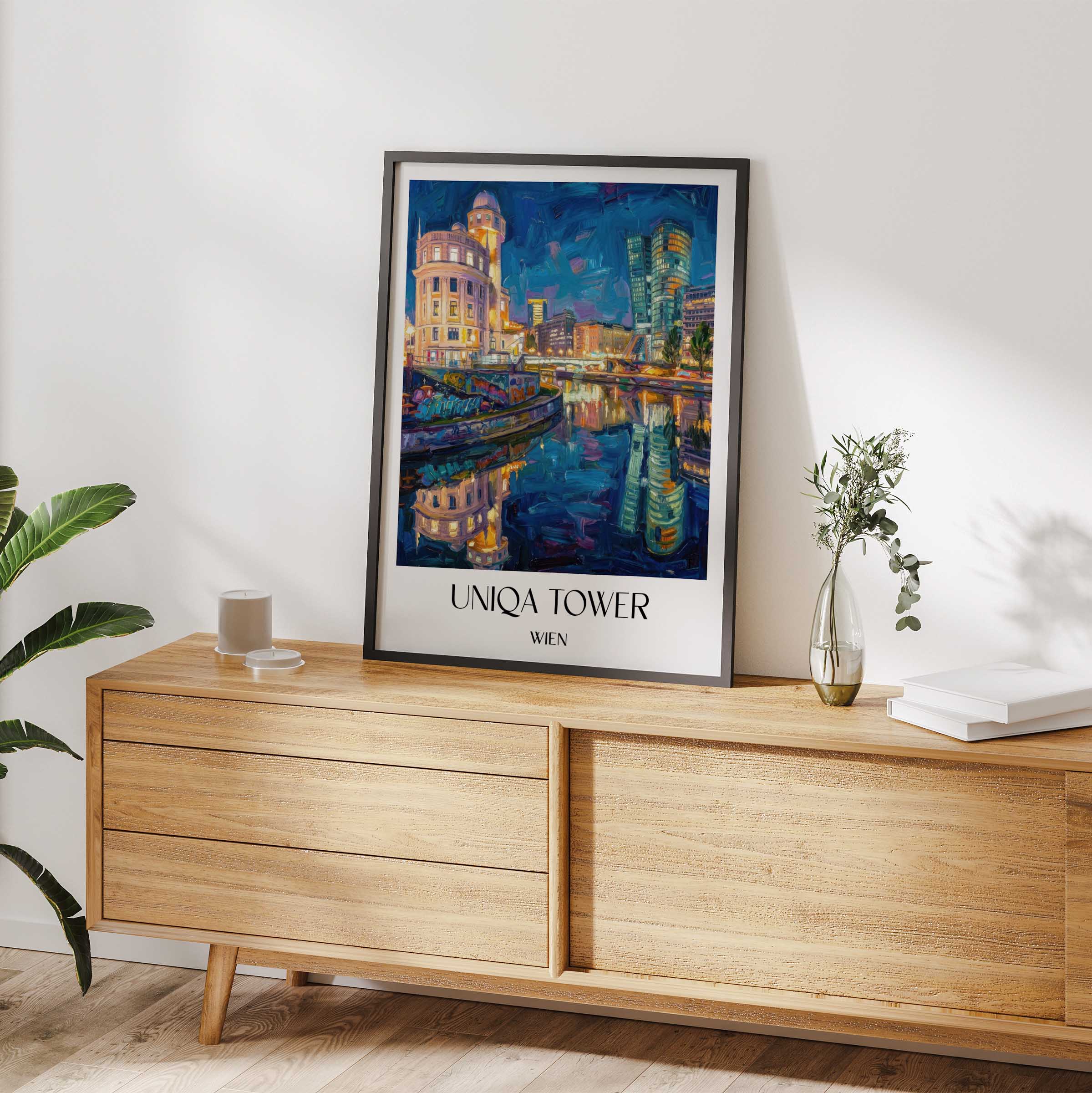 uniqa-tower-wien-österreich-poster-oil-painting-oelgemaelde