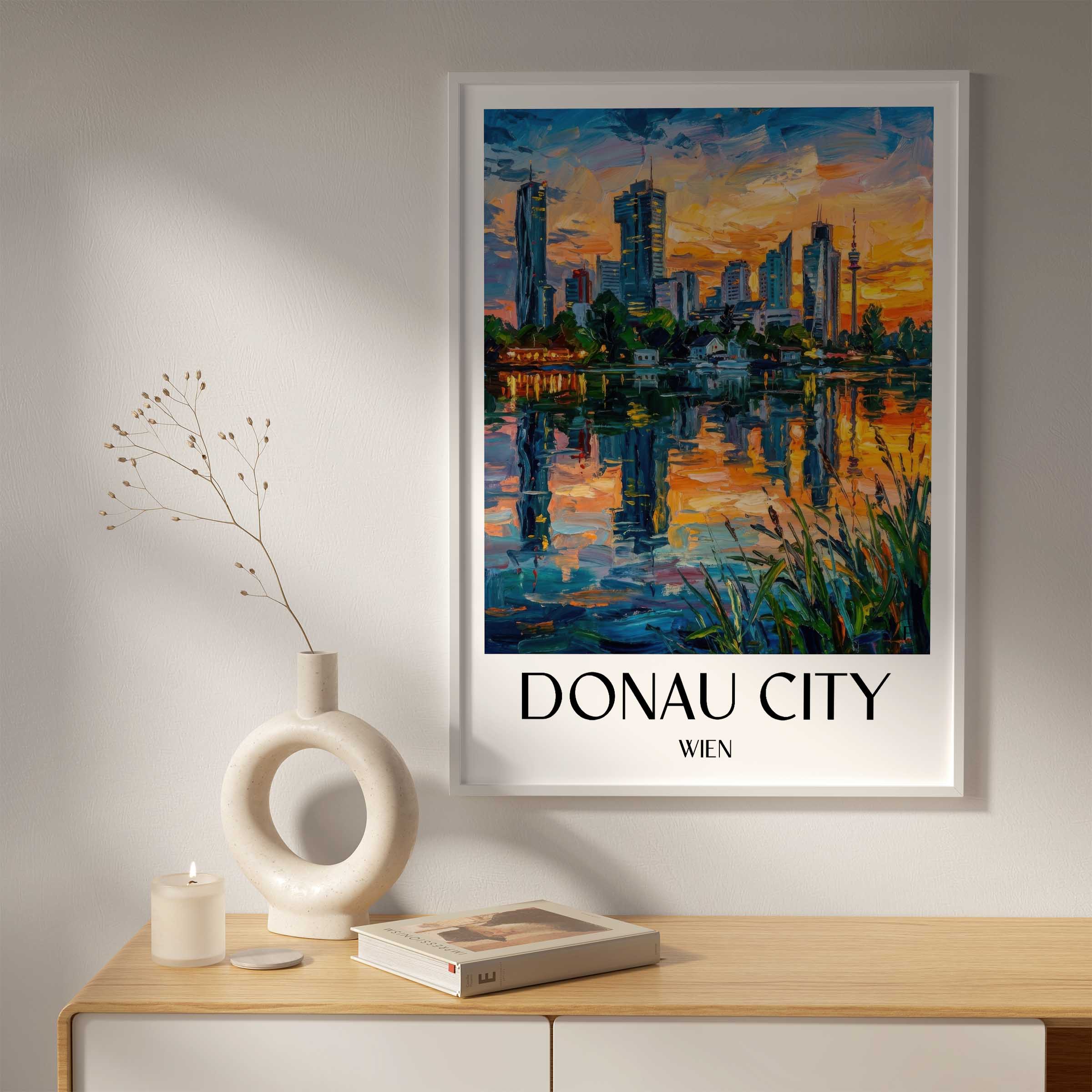 donau-city--wien-österreich-poster-oil-painting-oelgemaelde