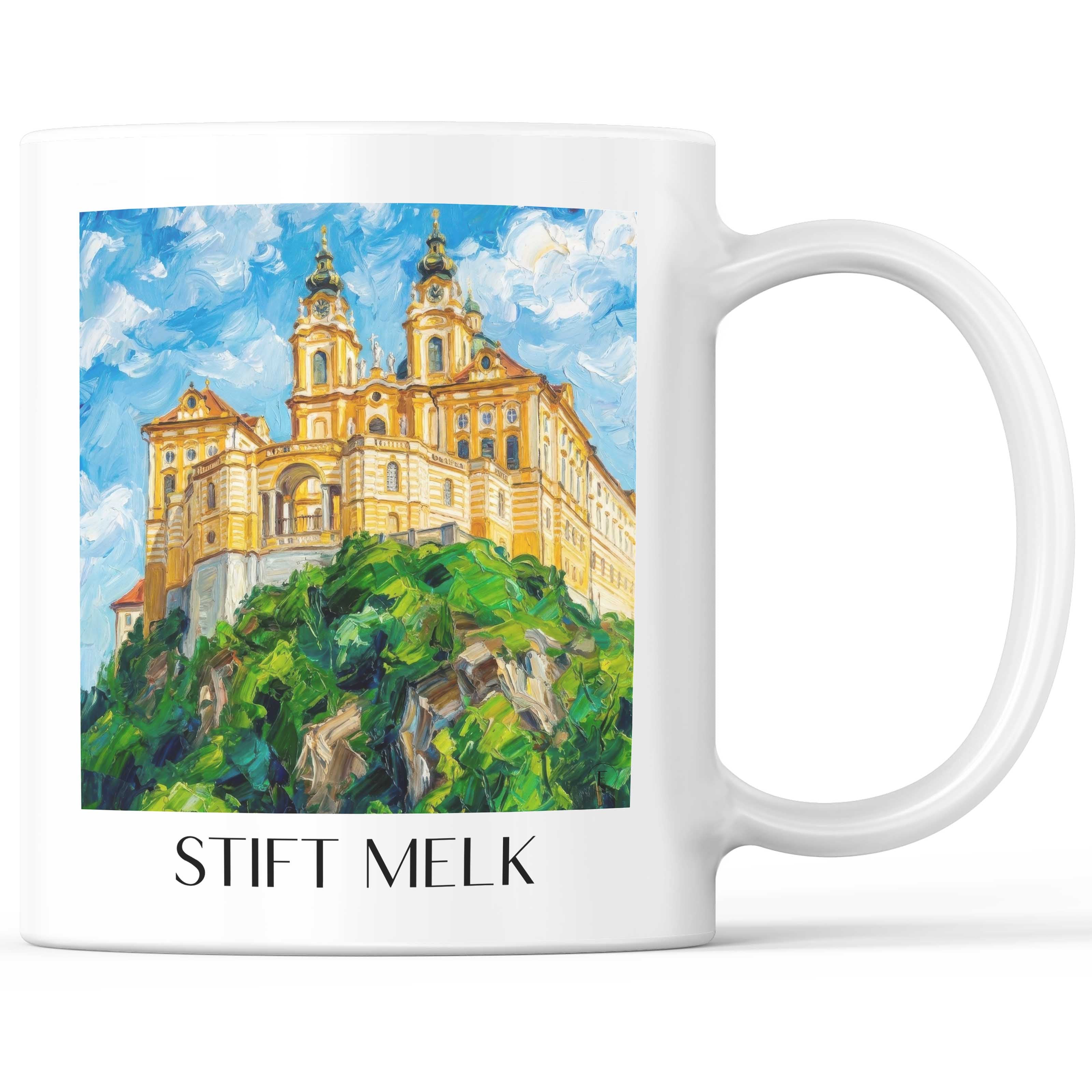 stift-melk-österreich-österreich-kaffeebecher-oil-painting-oelgemaelde