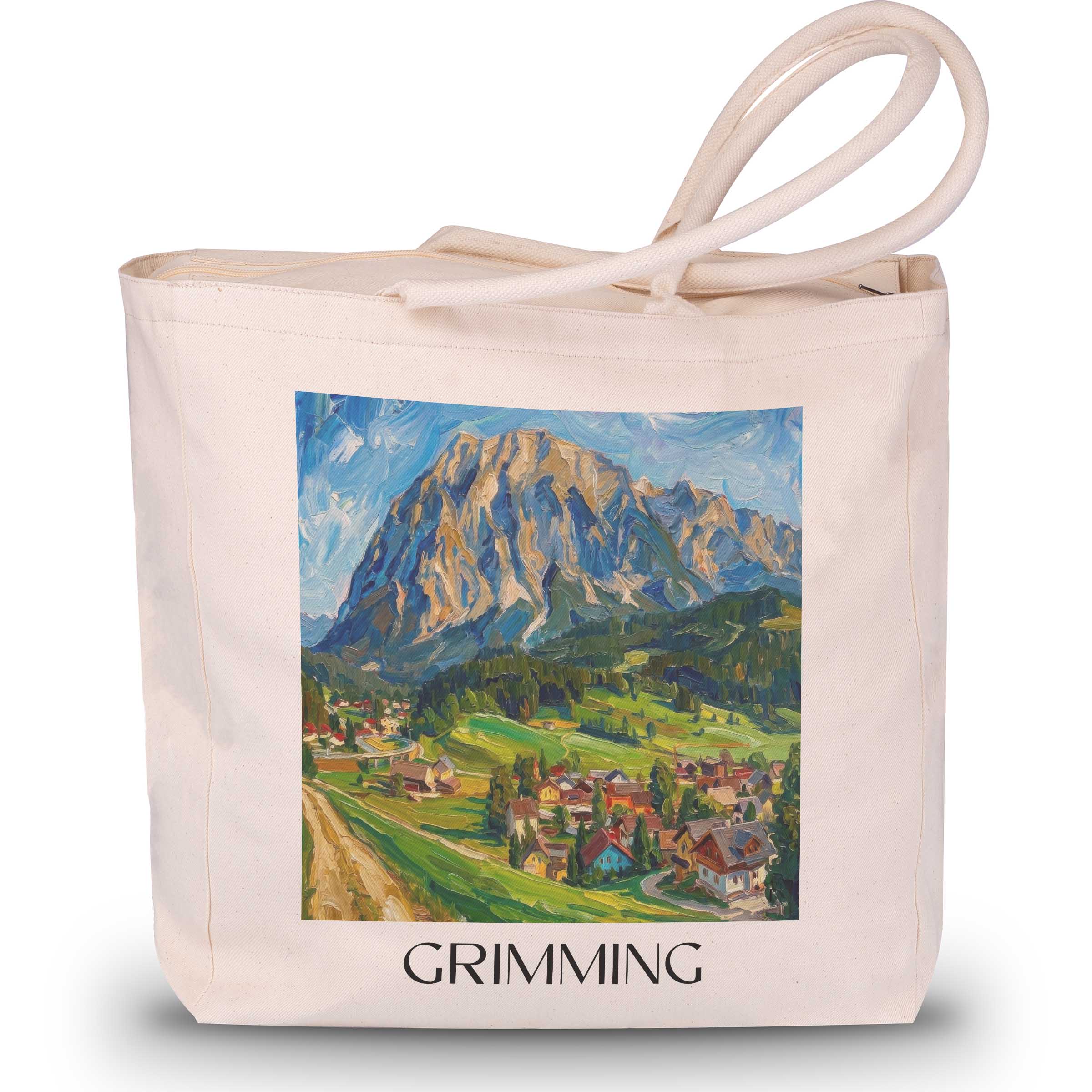 grimming-steiermark-österreich-einkaufstasche-oil-painting-oelgemaelde