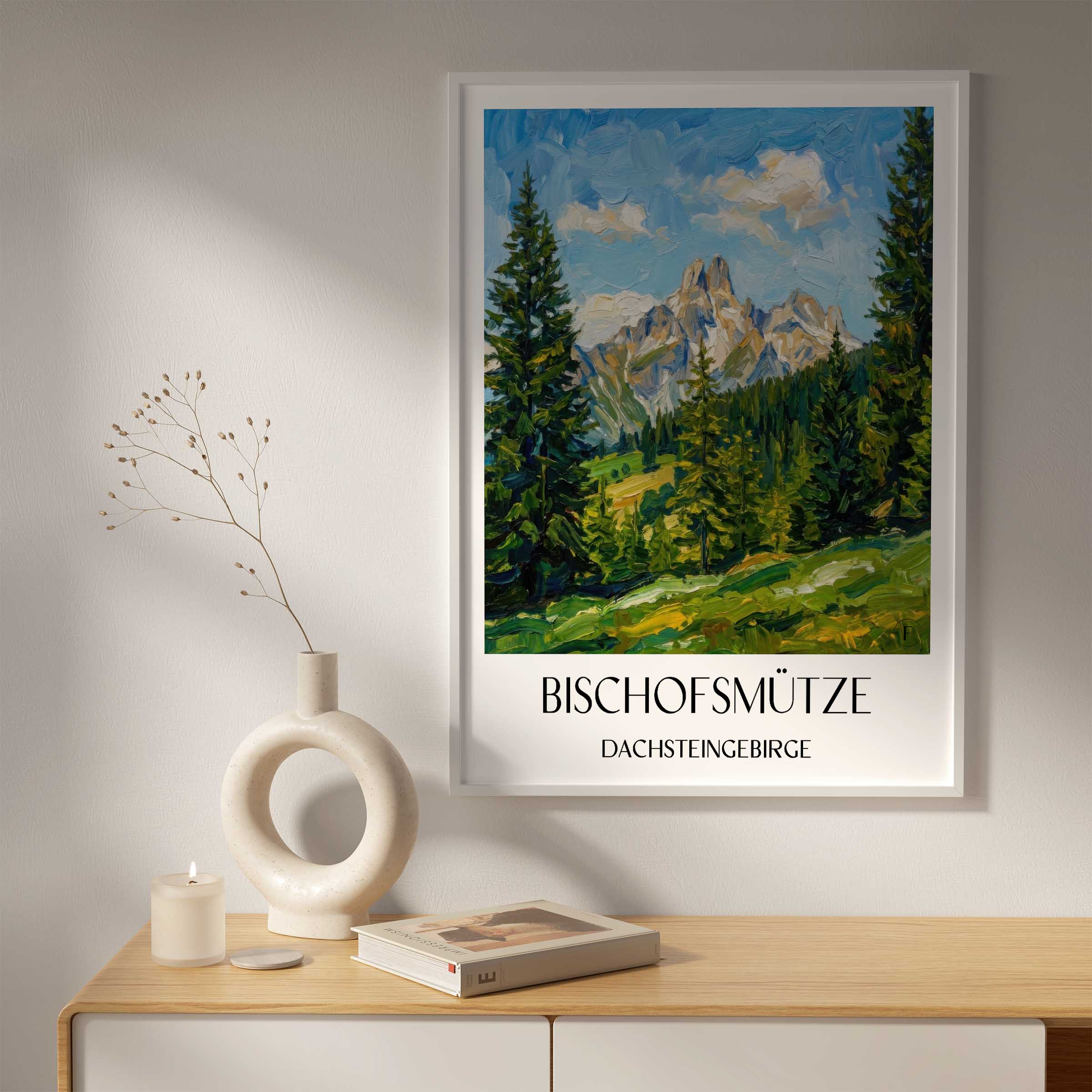 bischofsmütze-dachsteingebirge-österreich-poster-oil-painting-oelgemaelde