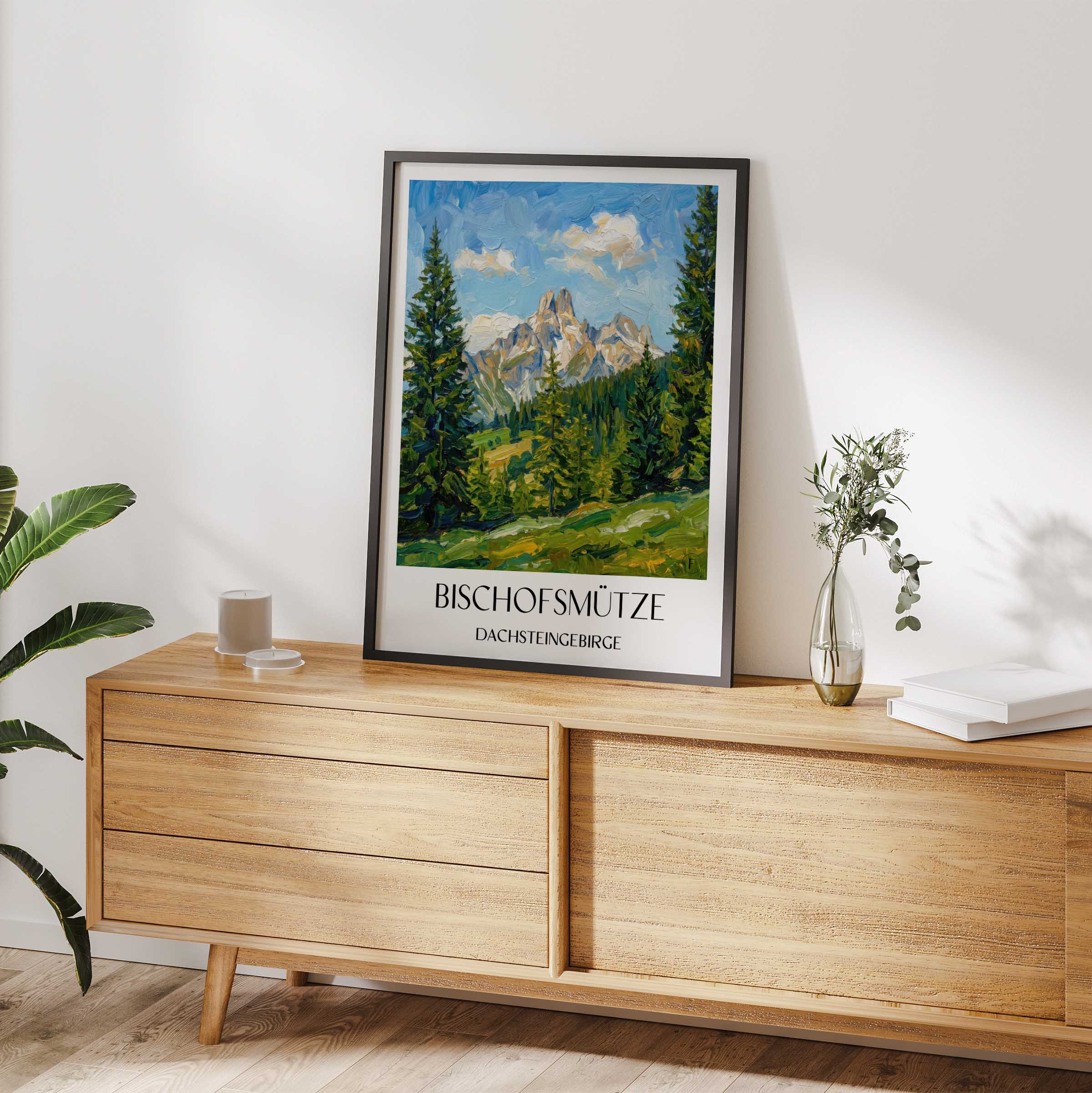 bischofsmütze-dachsteingebirge-österreich-poster-oil-painting-oelgemaelde