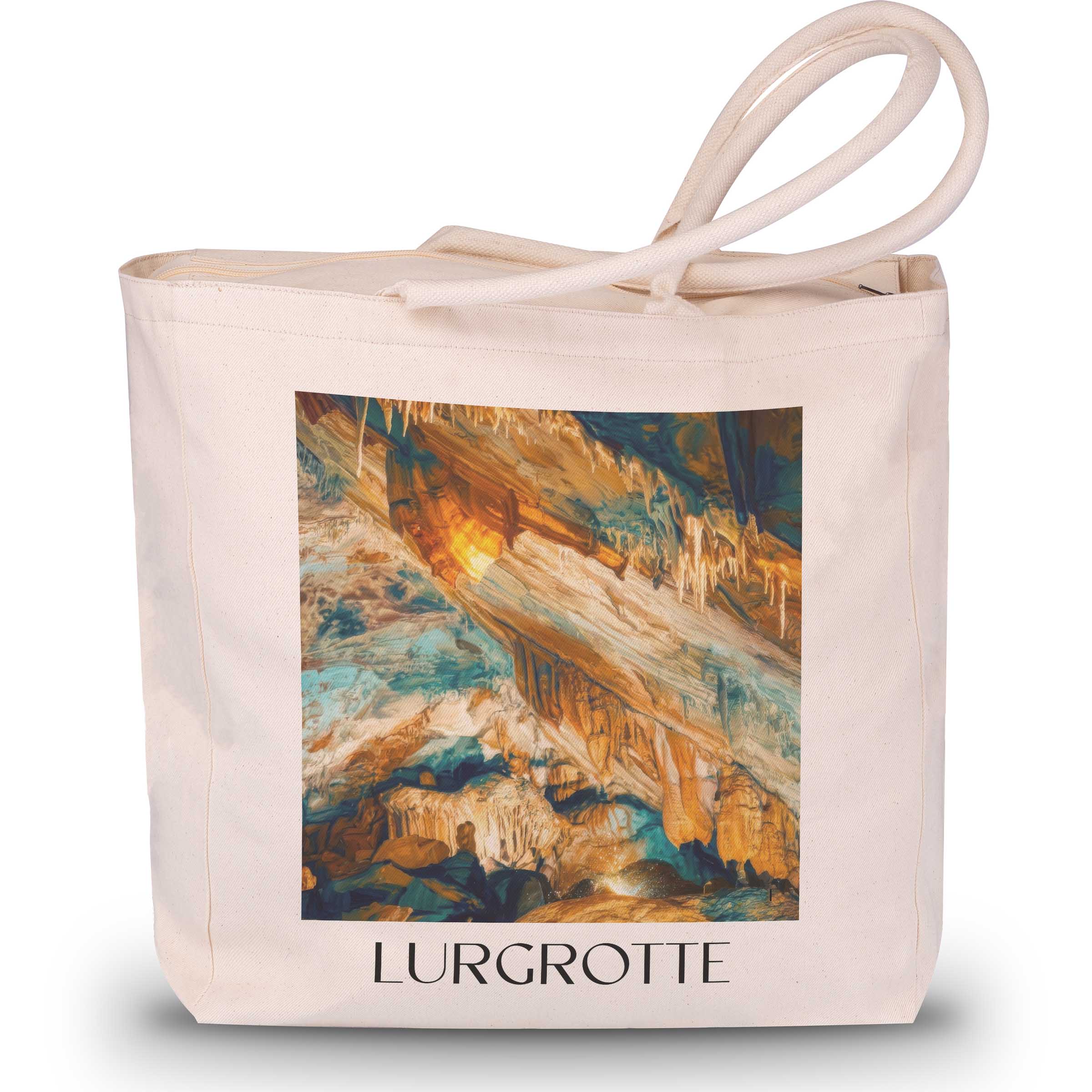 Lurgrotte Shopping Tasche - Steiermark - Österreich Tote Bag - Einkaufstasche im Ölgemälde Stil