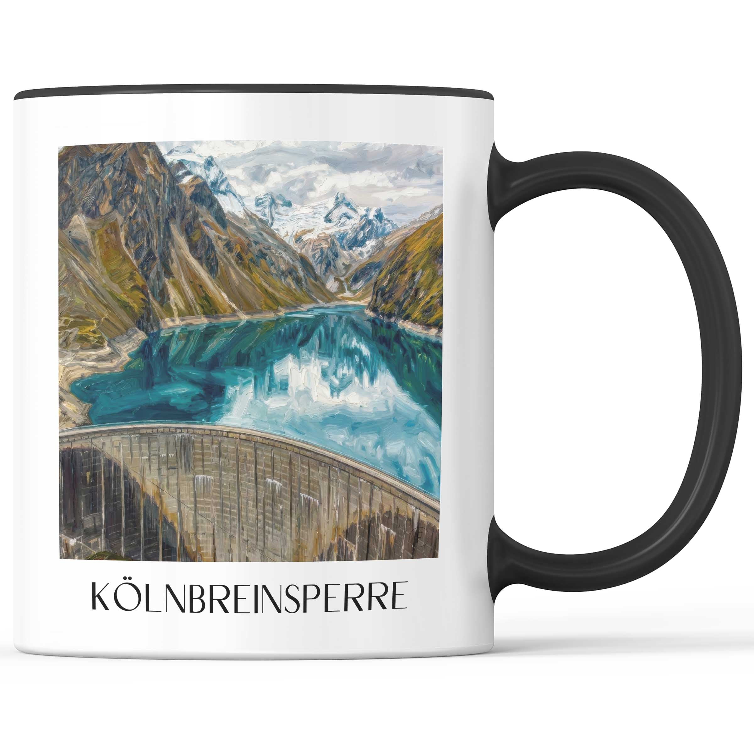 kölnbreinsperre-kärnten-österreich-kaffeebecher-oil-painting-oelgemaelde