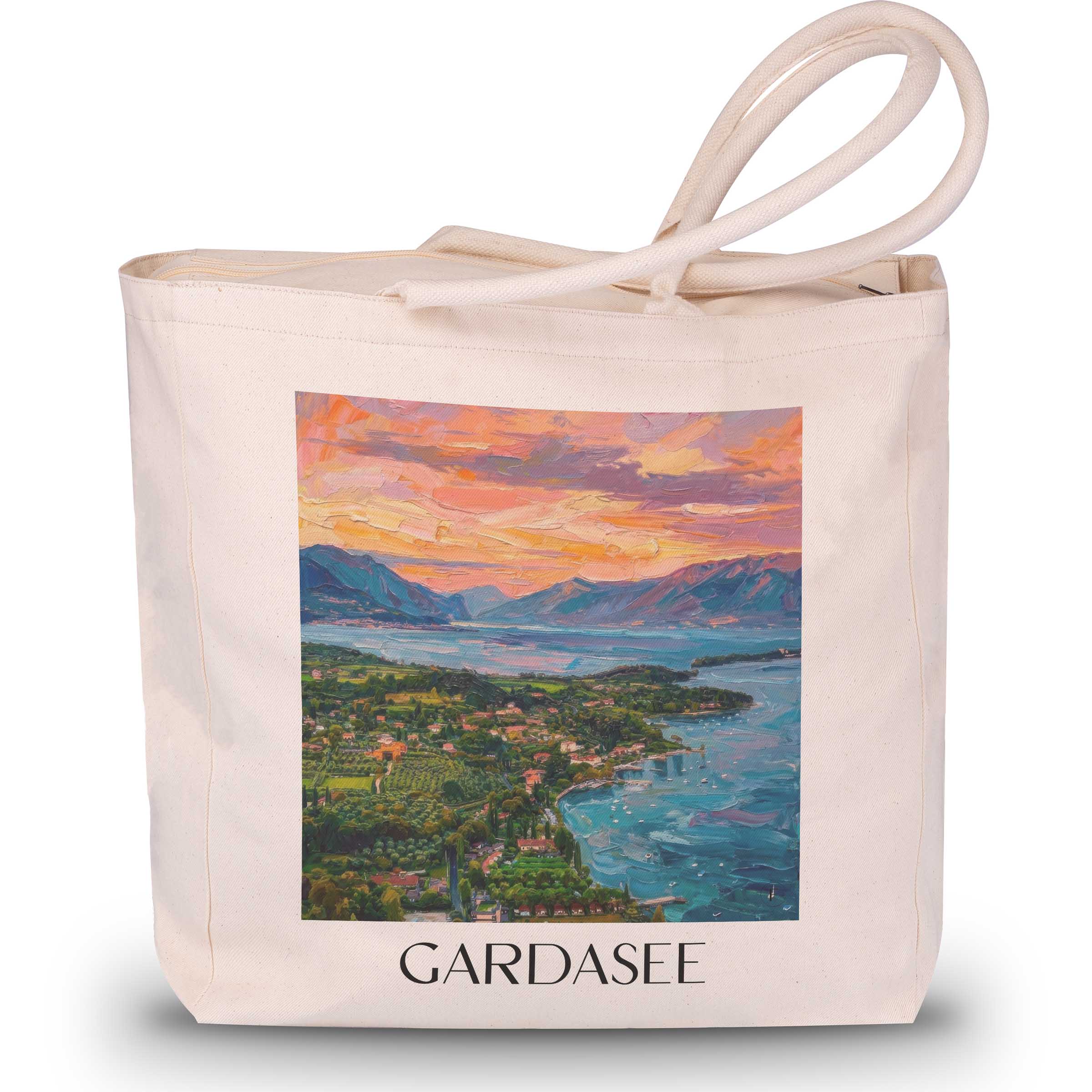 gardasee-italien-italien-einkaufstasche-oil-painting-oelgemaelde