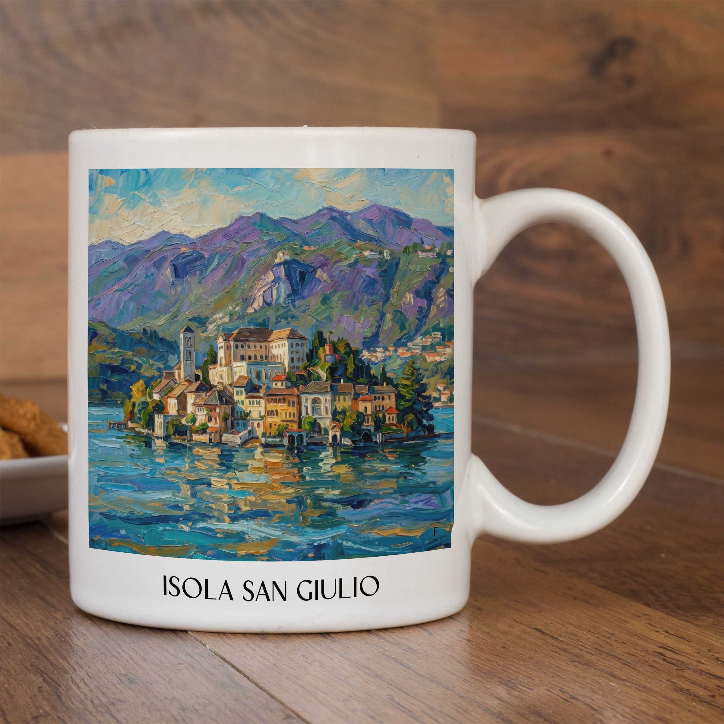 isola-san-giulio-lago-d´orta-italien-kaffeebecher-oil-painting-oelgemaelde