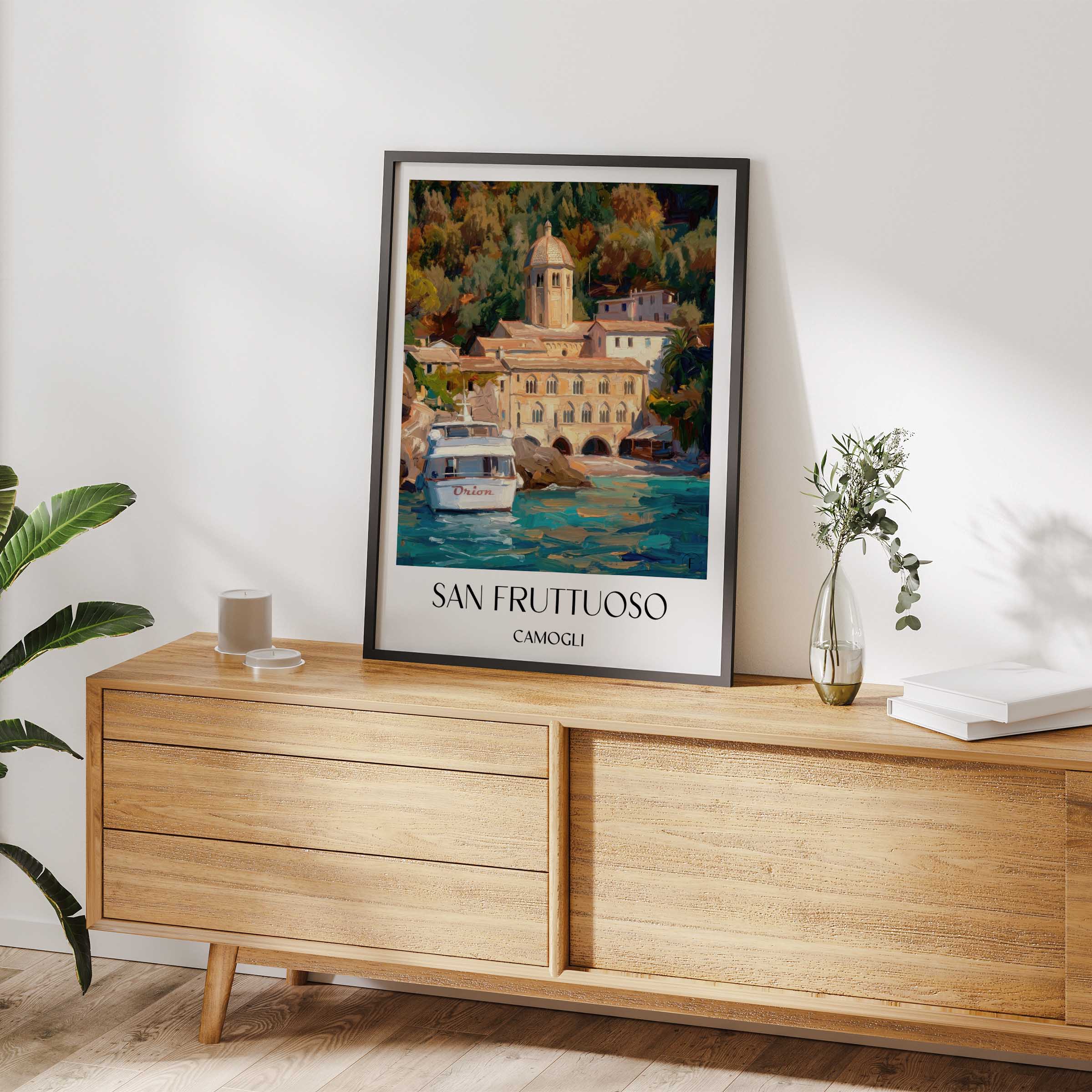 san-fruttuoso-camogli-italien-poster-oil-painting-oelgemaelde