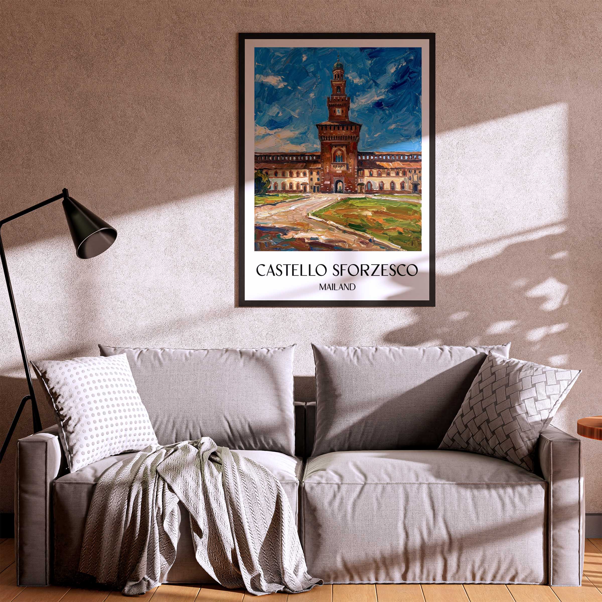 castello-sforzesco-mailand-italien-poster-oil-painting-oelgemaelde