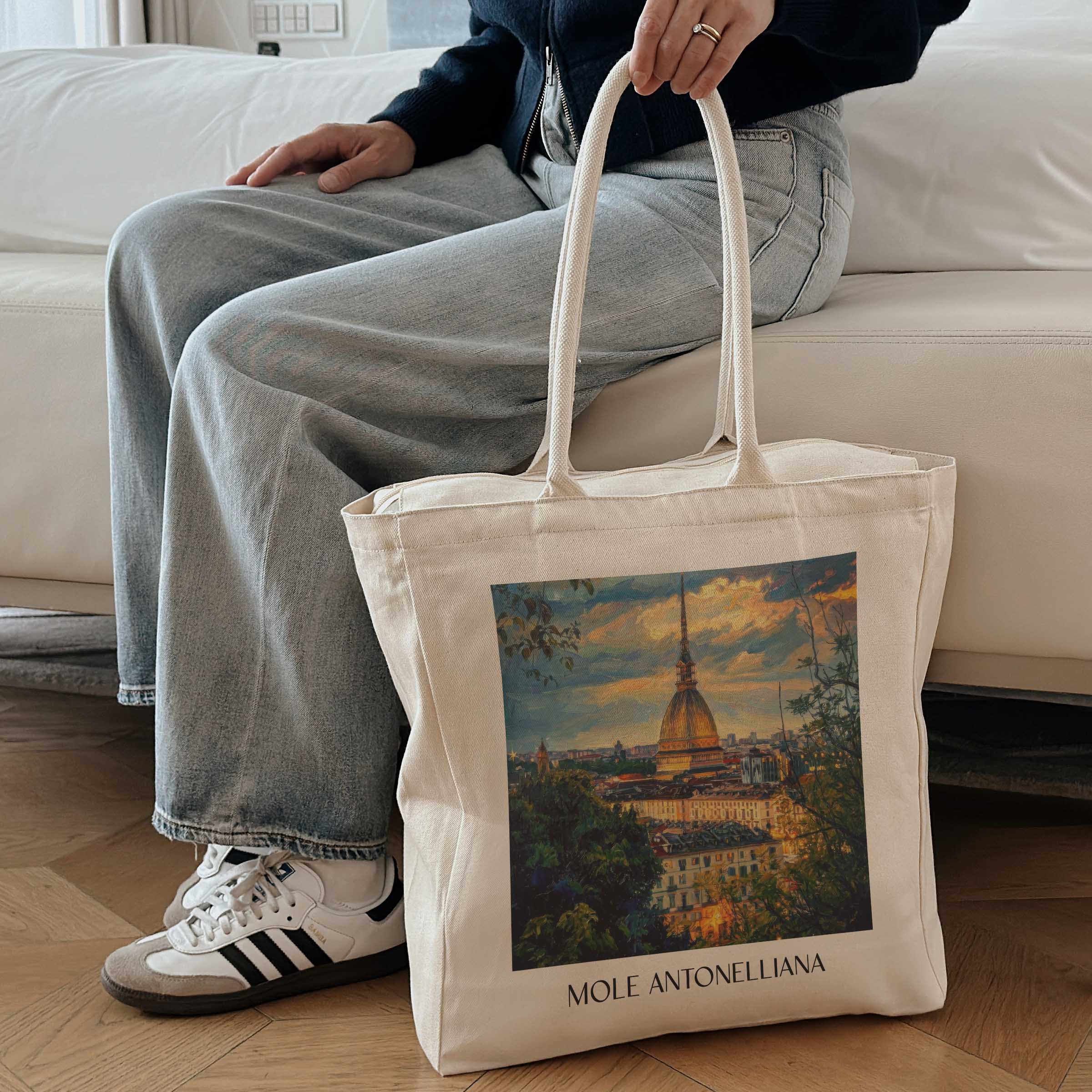 mole-antonelliana-turin-italien-einkaufstasche-oil-painting-oelgemaelde