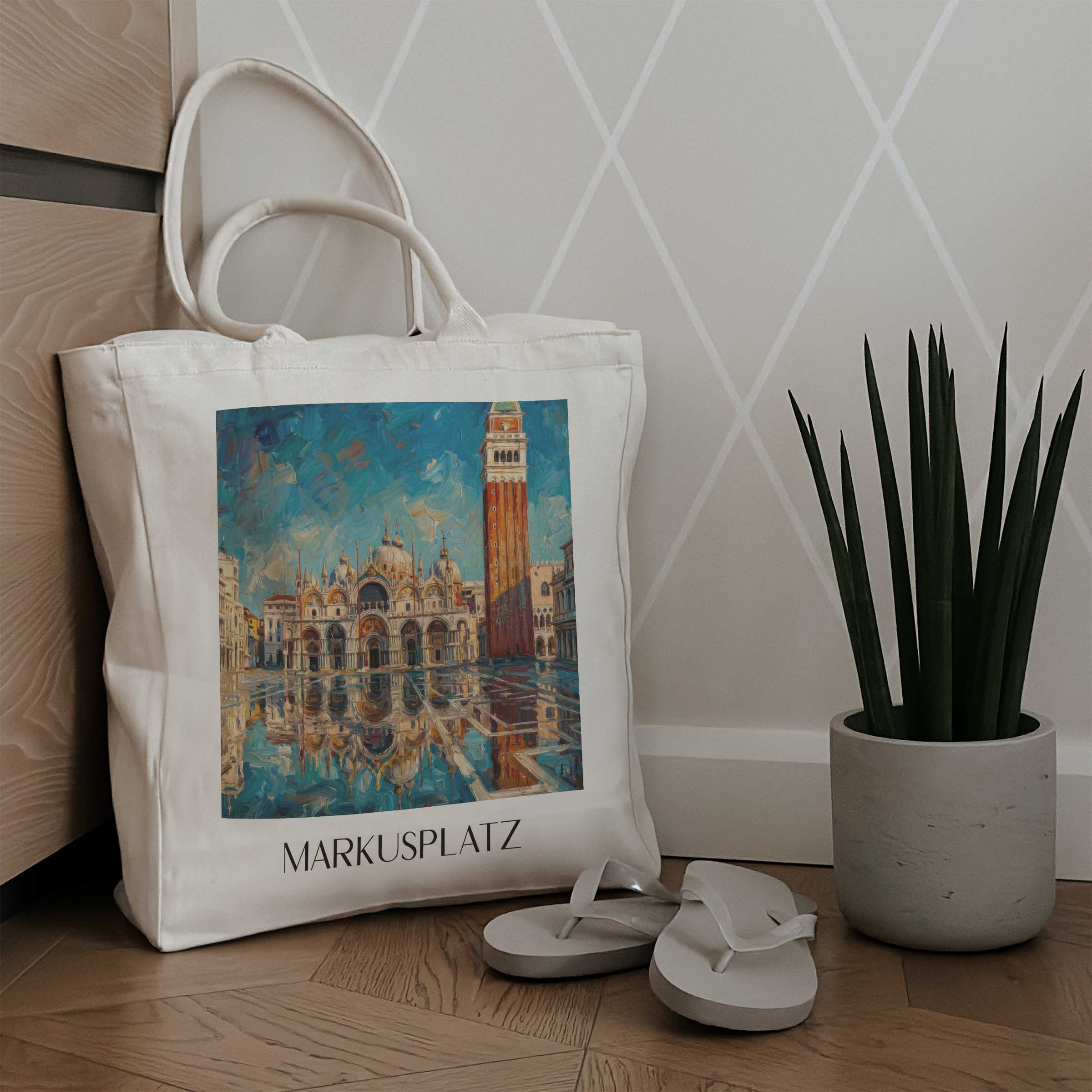 markusplatz-venedig-italien-einkaufstasche-oil-painting-oelgemaelde