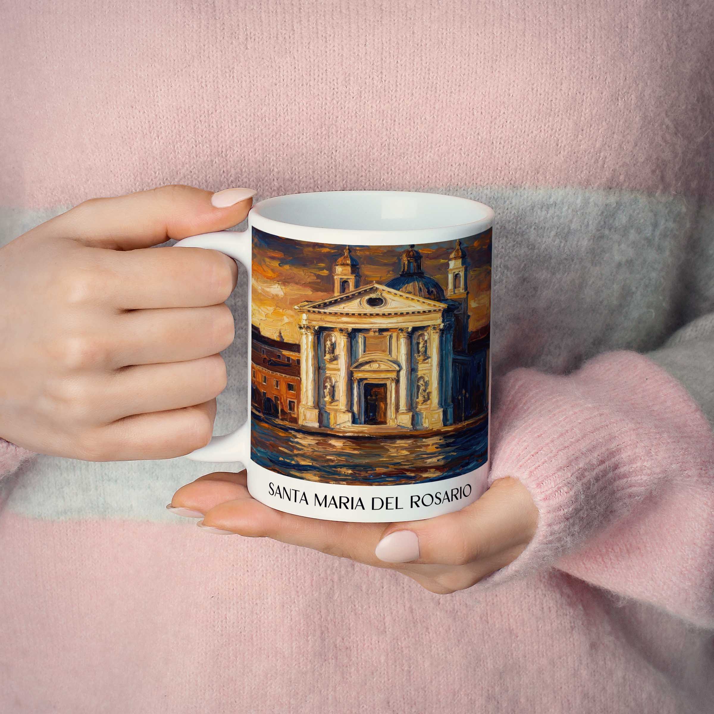 santa-maria-del-rosario-venedig-italien-kaffeebecher-oil-painting-oelgemaelde
