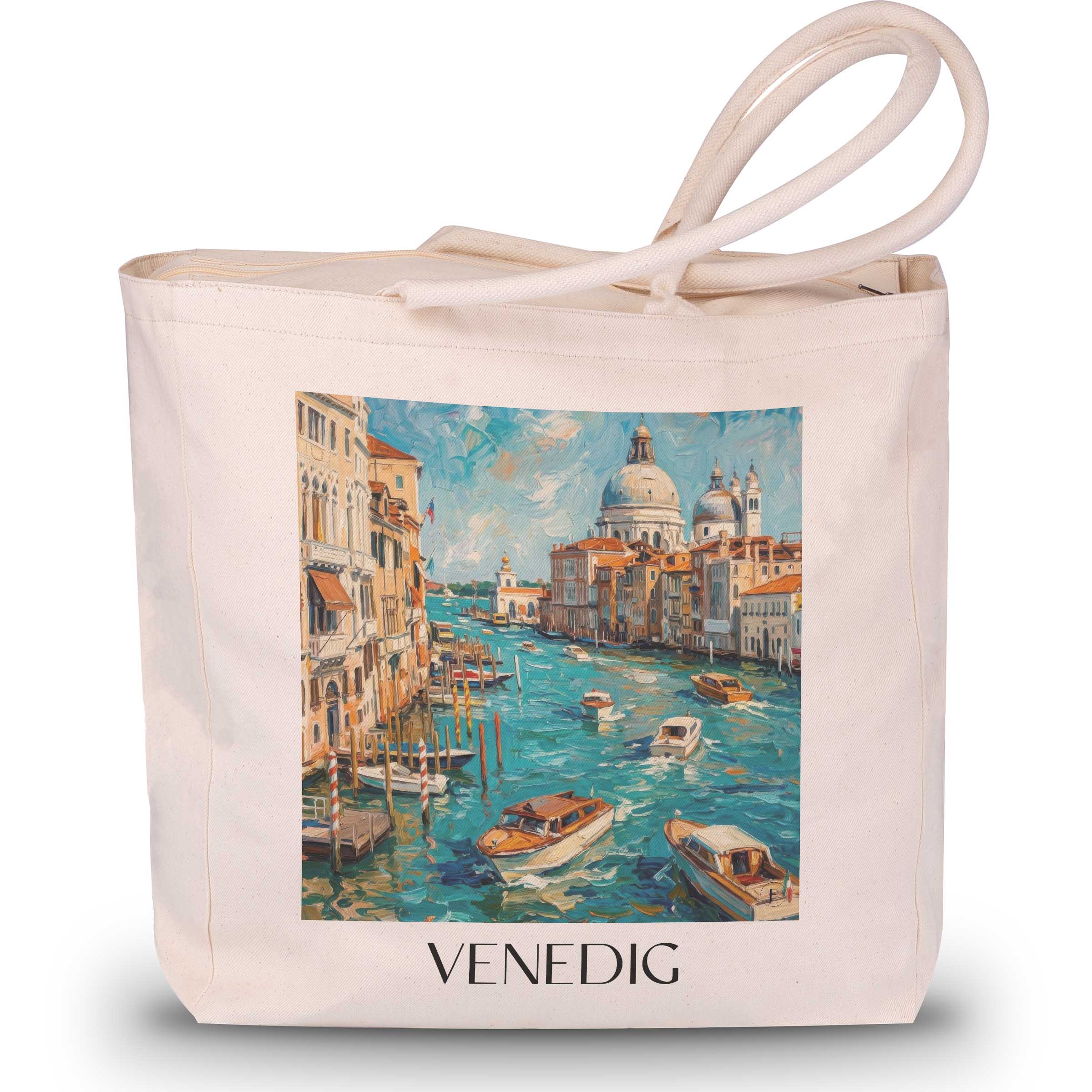 venedig-italien-italien-einkaufstasche-oil-painting-oelgemaelde