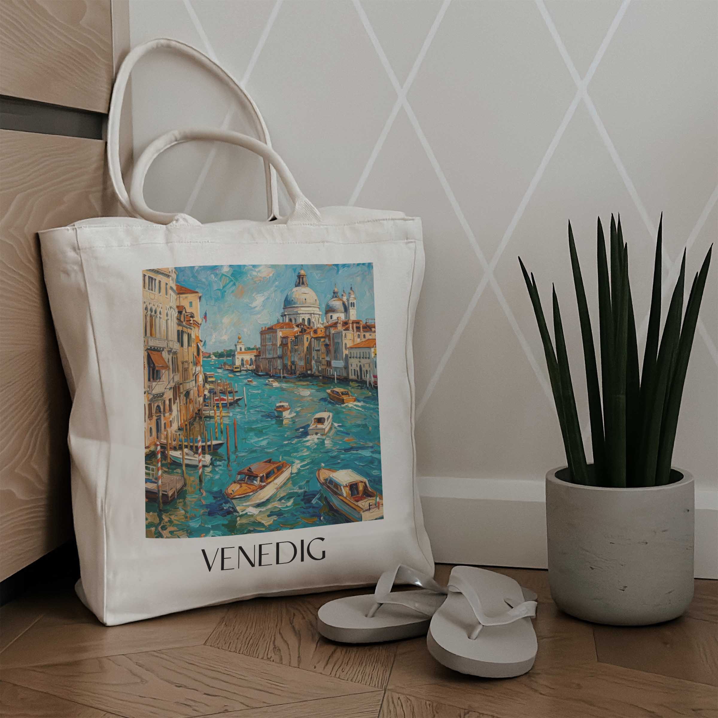 venedig-italien-italien-einkaufstasche-oil-painting-oelgemaelde