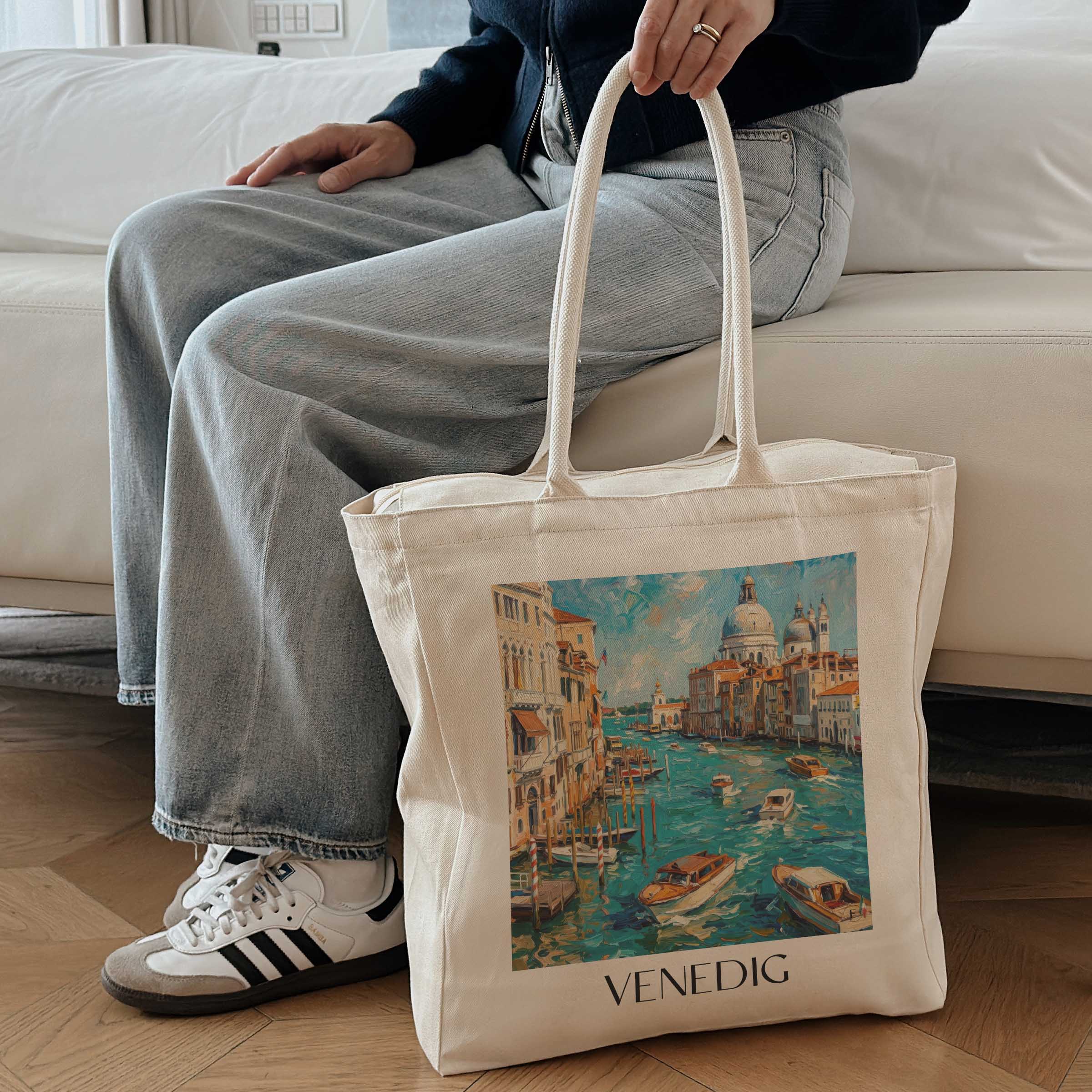 venedig-italien-italien-einkaufstasche-oil-painting-oelgemaelde