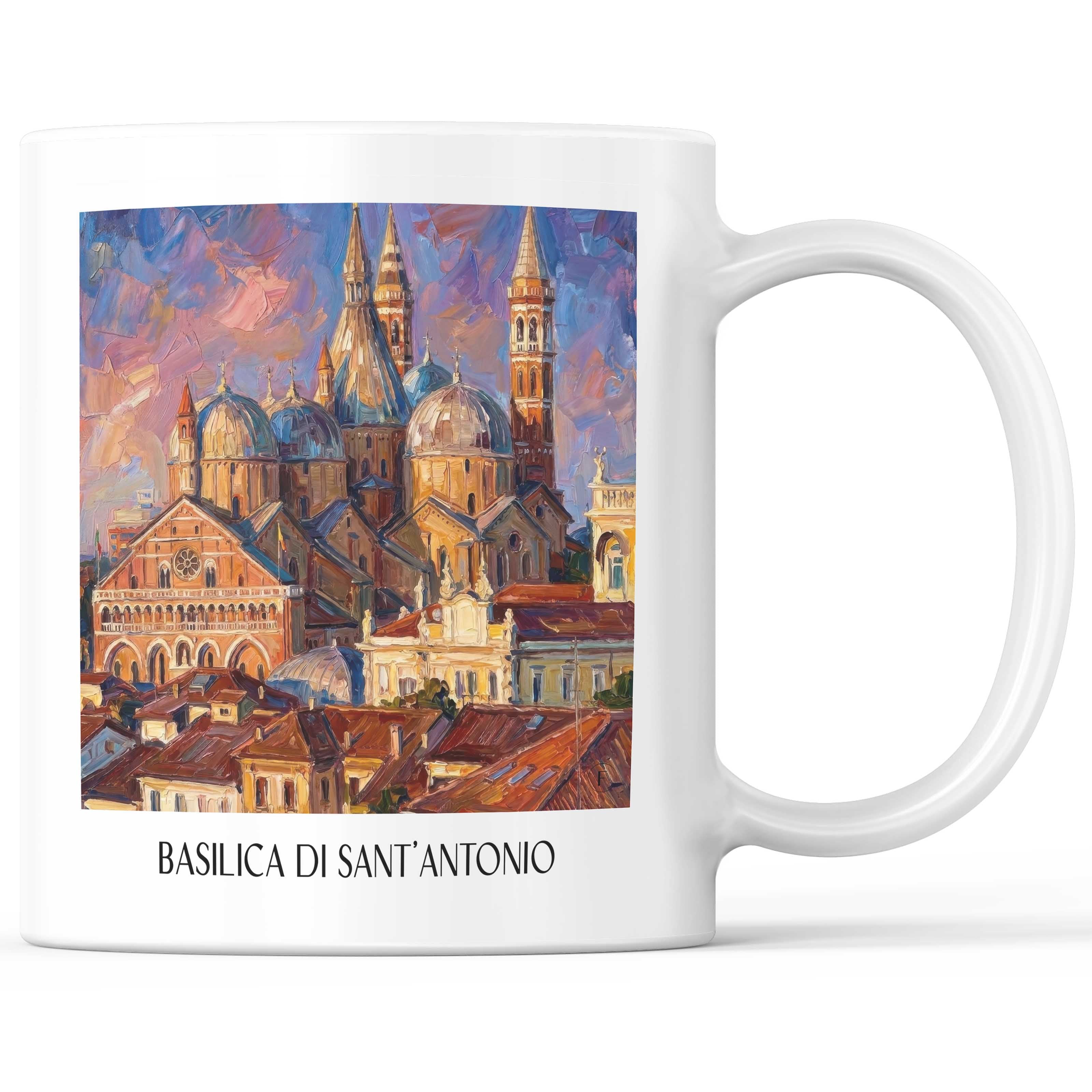 Basilica di Sant´Antonio Kaffeebecher - Padua - Italien Becher - Kaffeetasse im Ölgemälde Stil