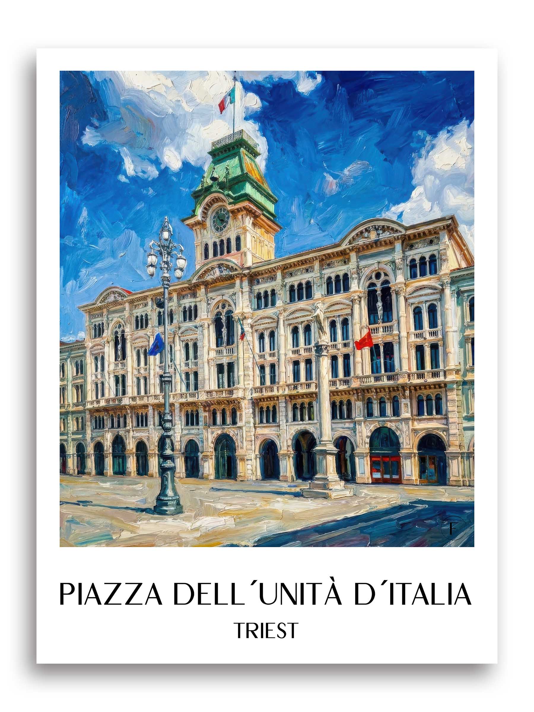 piazza-dell´unità-d´italia-triest-italien-poster-oil-painting-oelgemaelde