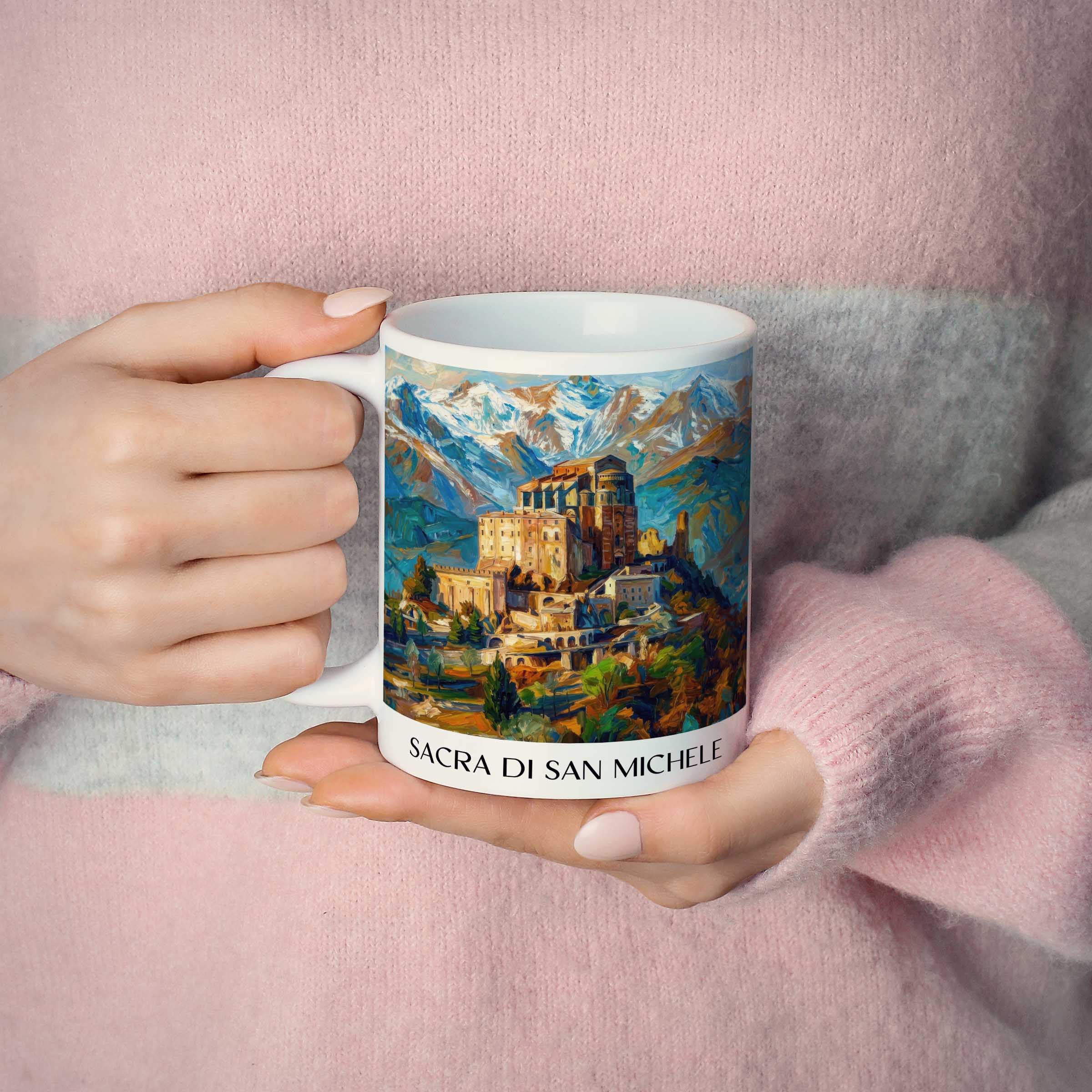 sacra-di-san-michele-piemont-italien-kaffeebecher-oil-painting-oelgemaelde