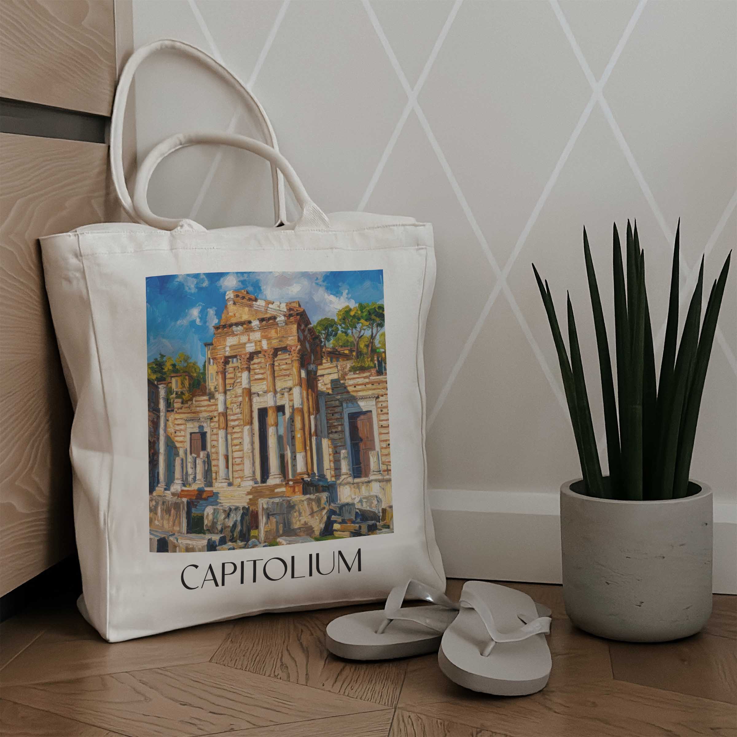 capitolium-brescia-italien-einkaufstasche-oil-painting-oelgemaelde