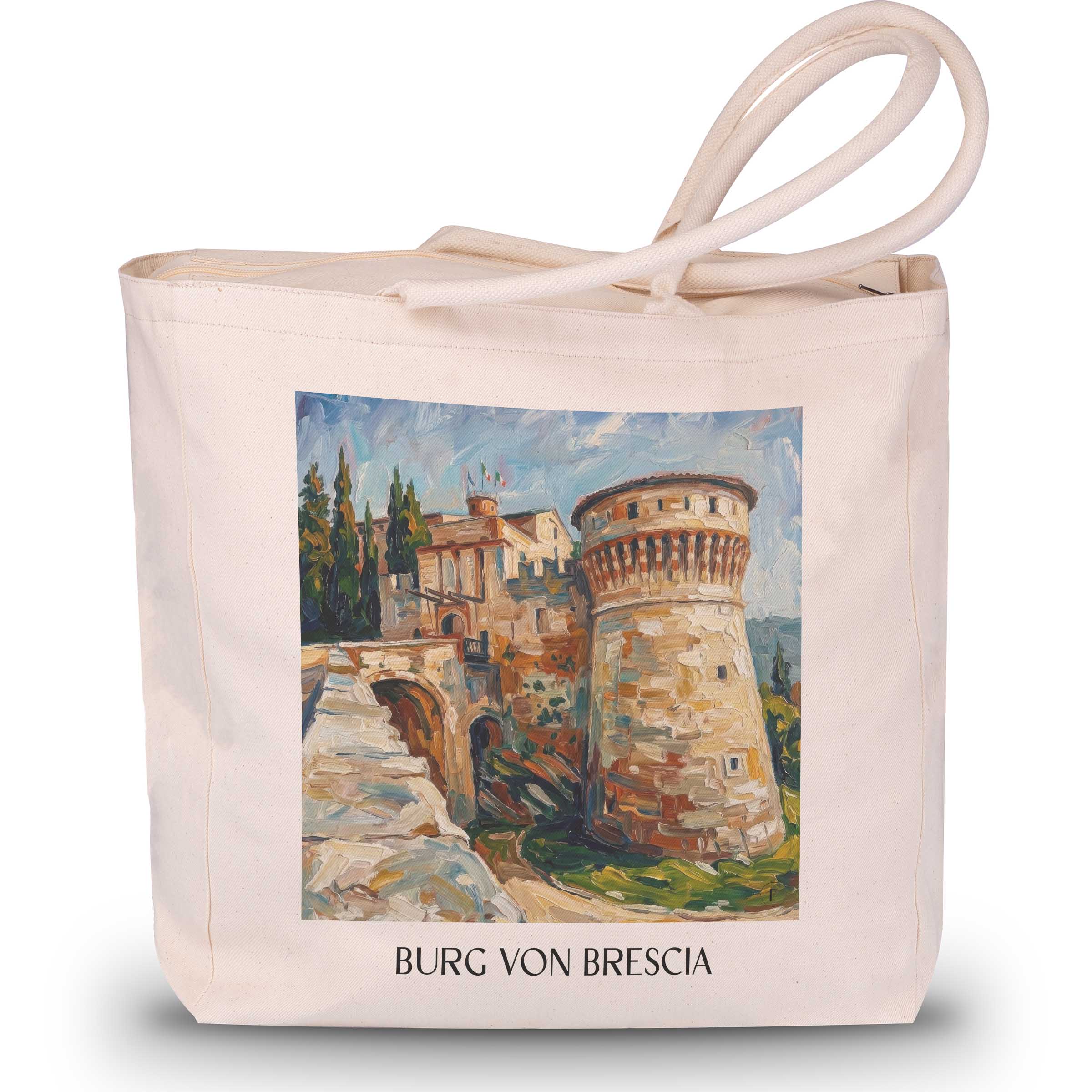 burg-von-brescia-lombardei-italien-einkaufstasche-oil-painting-oelgemaelde