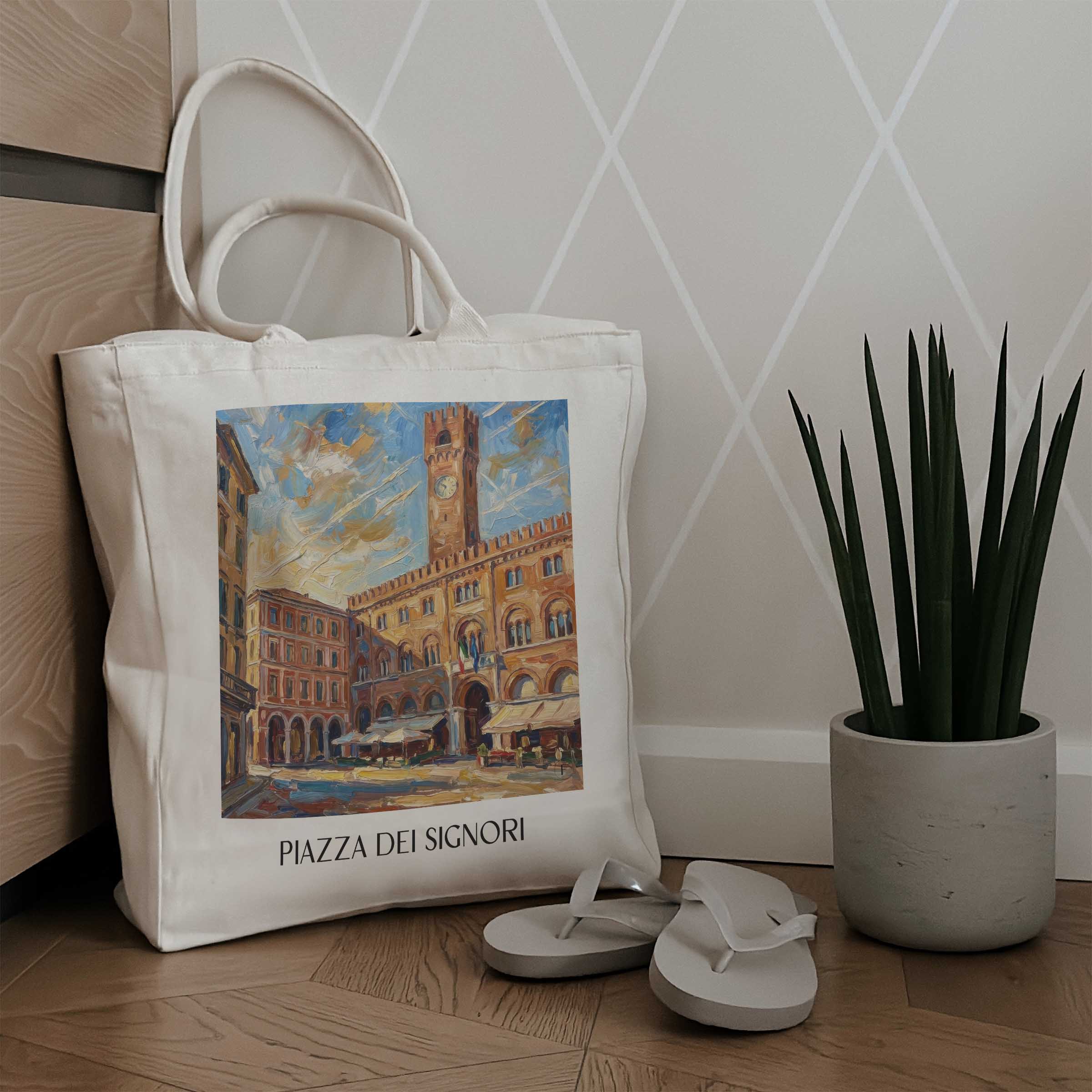 piazza-dei-signori-treviso-italien-einkaufstasche-oil-painting-oelgemaelde