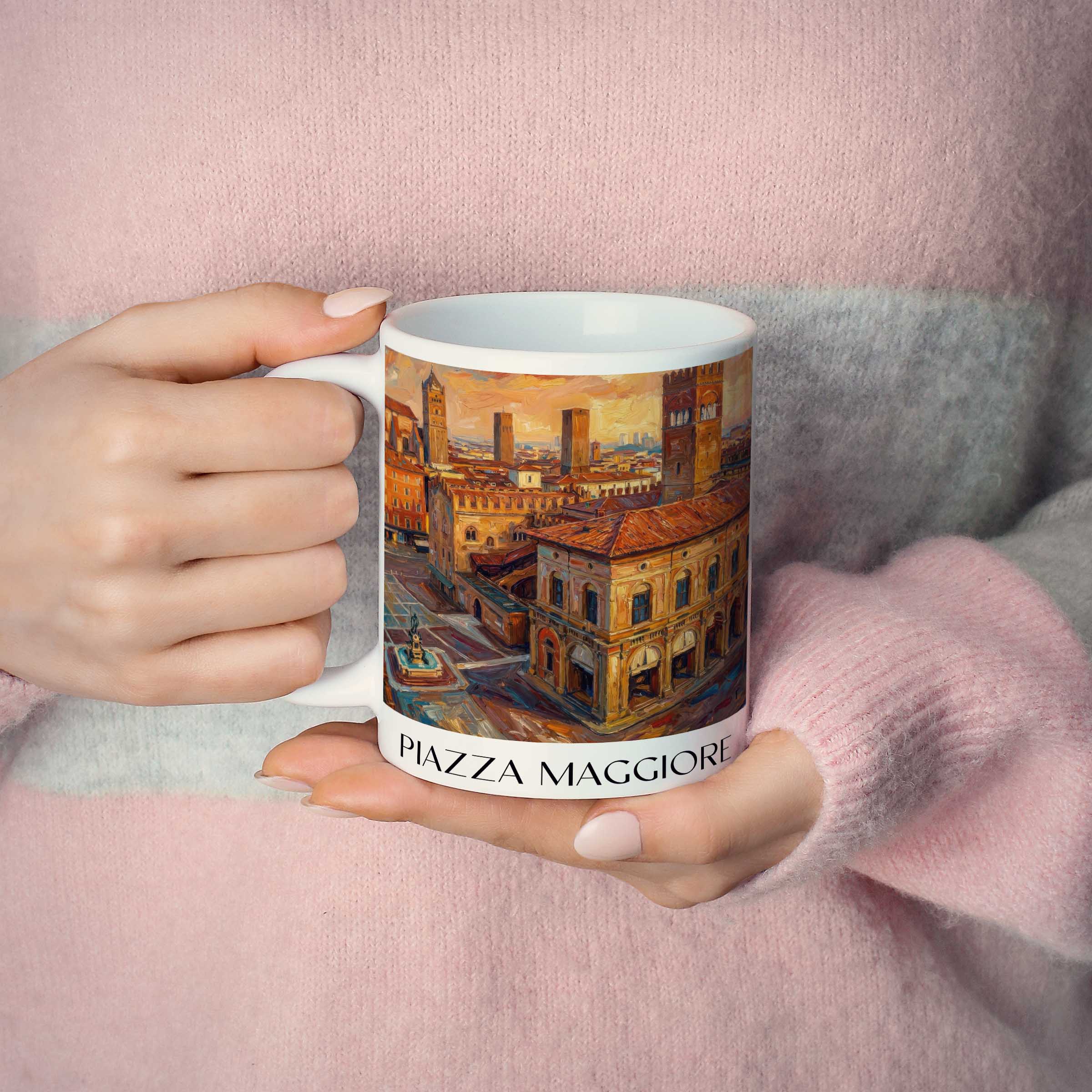 piazza-maggiore-bologna-italien-kaffeebecher-oil-painting-oelgemaelde