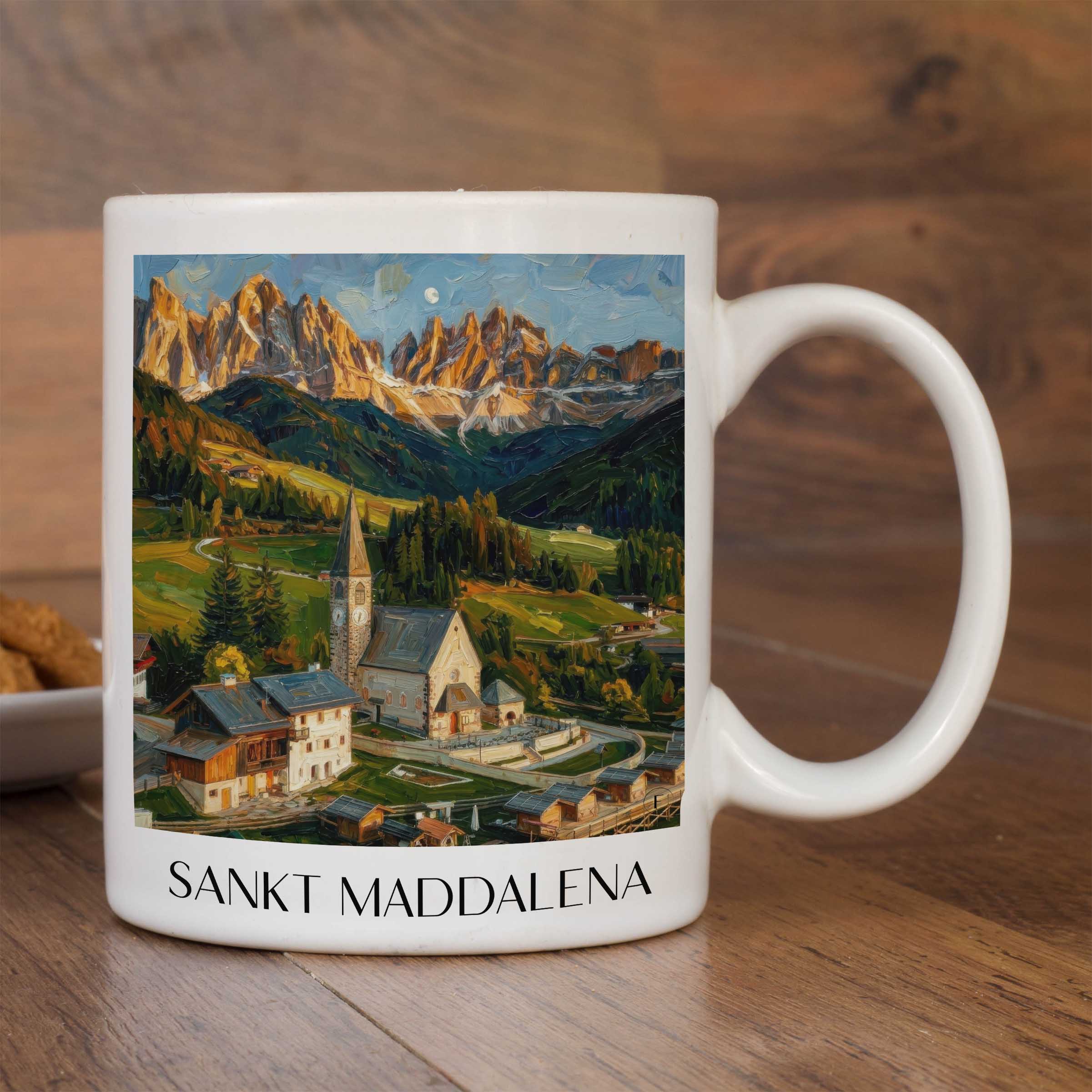 sankt-maddalena-trentino-südtirol-italien-kaffeebecher-oil-painting-oelgemaelde